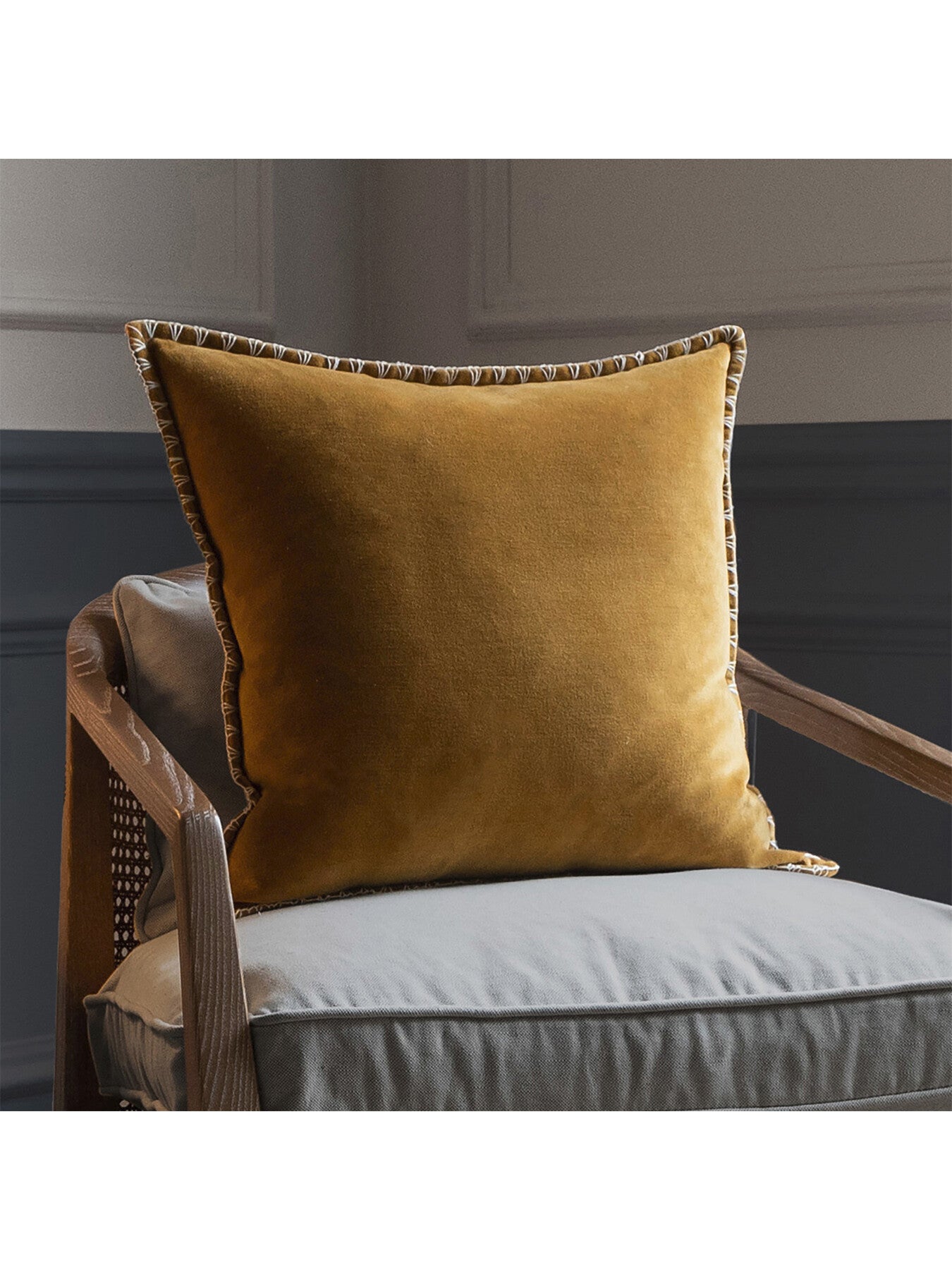 Stitch 50x50cm Feather Cushion