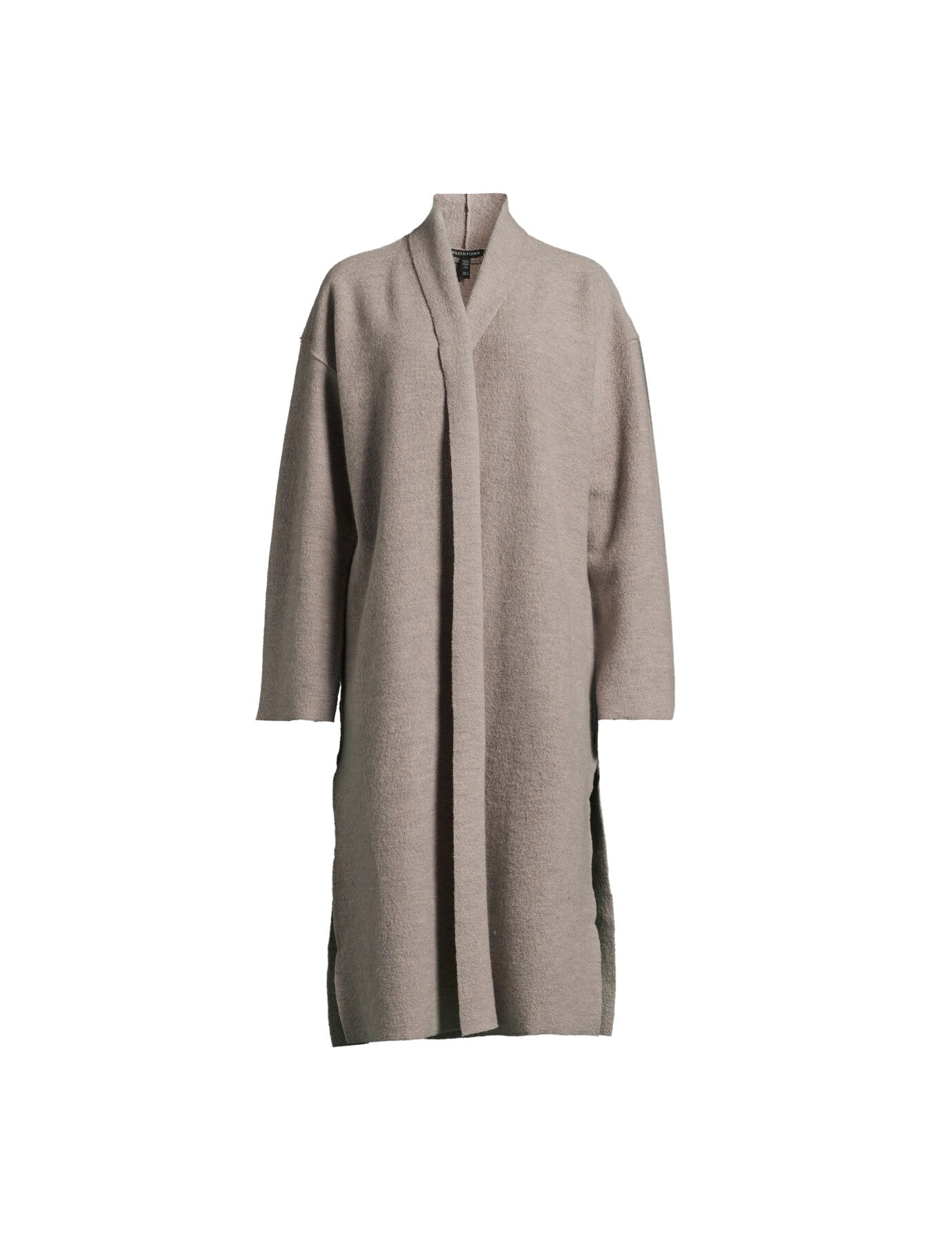 High Collar Regenerative Wool Coat