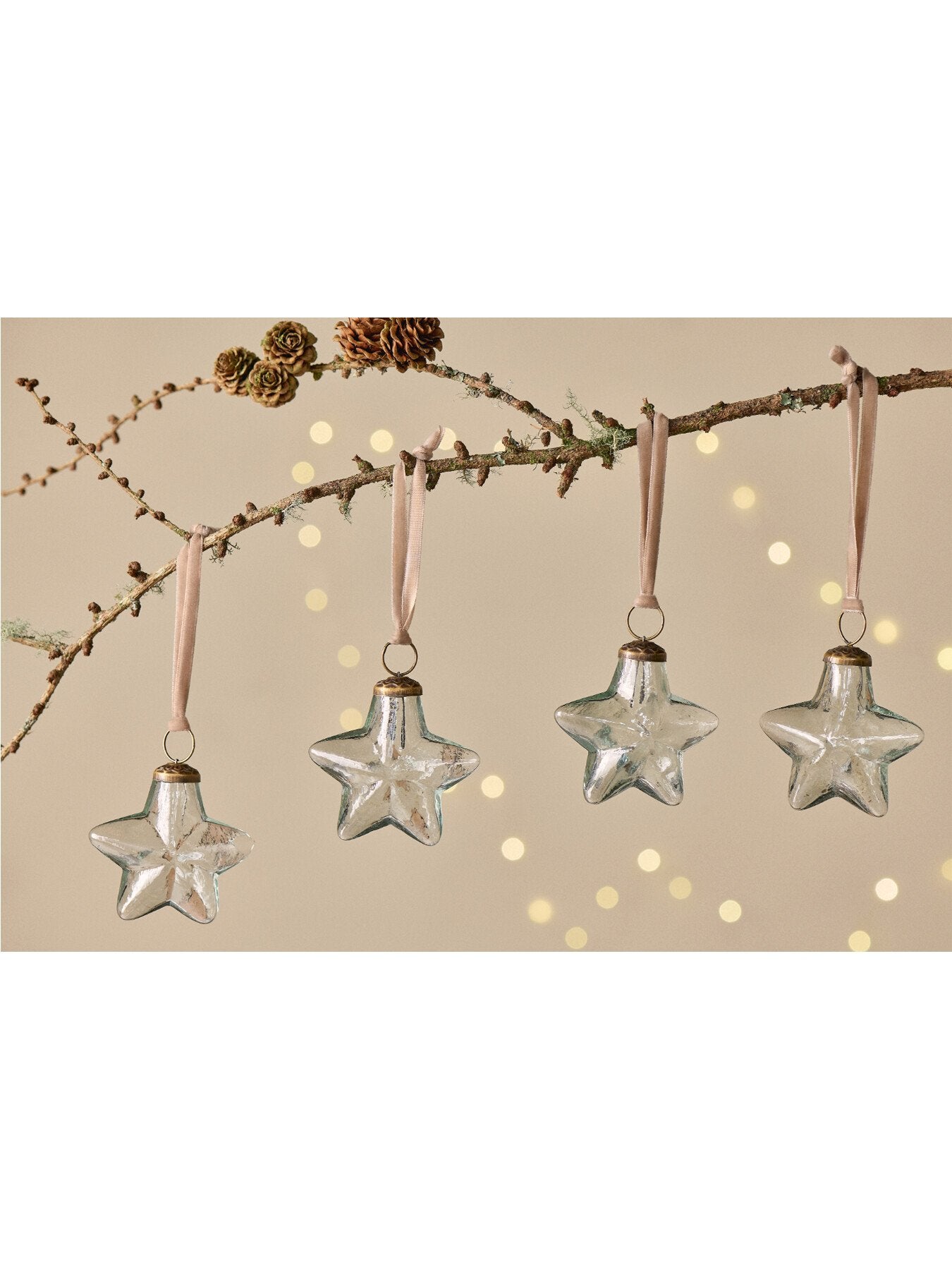 Sardi Star Baubles Set Of 4