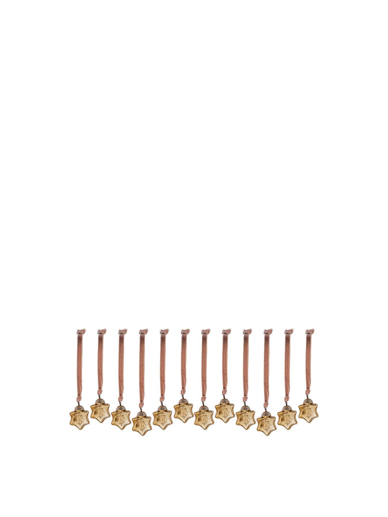 Sardi Gold Star Baubles Pack of 12