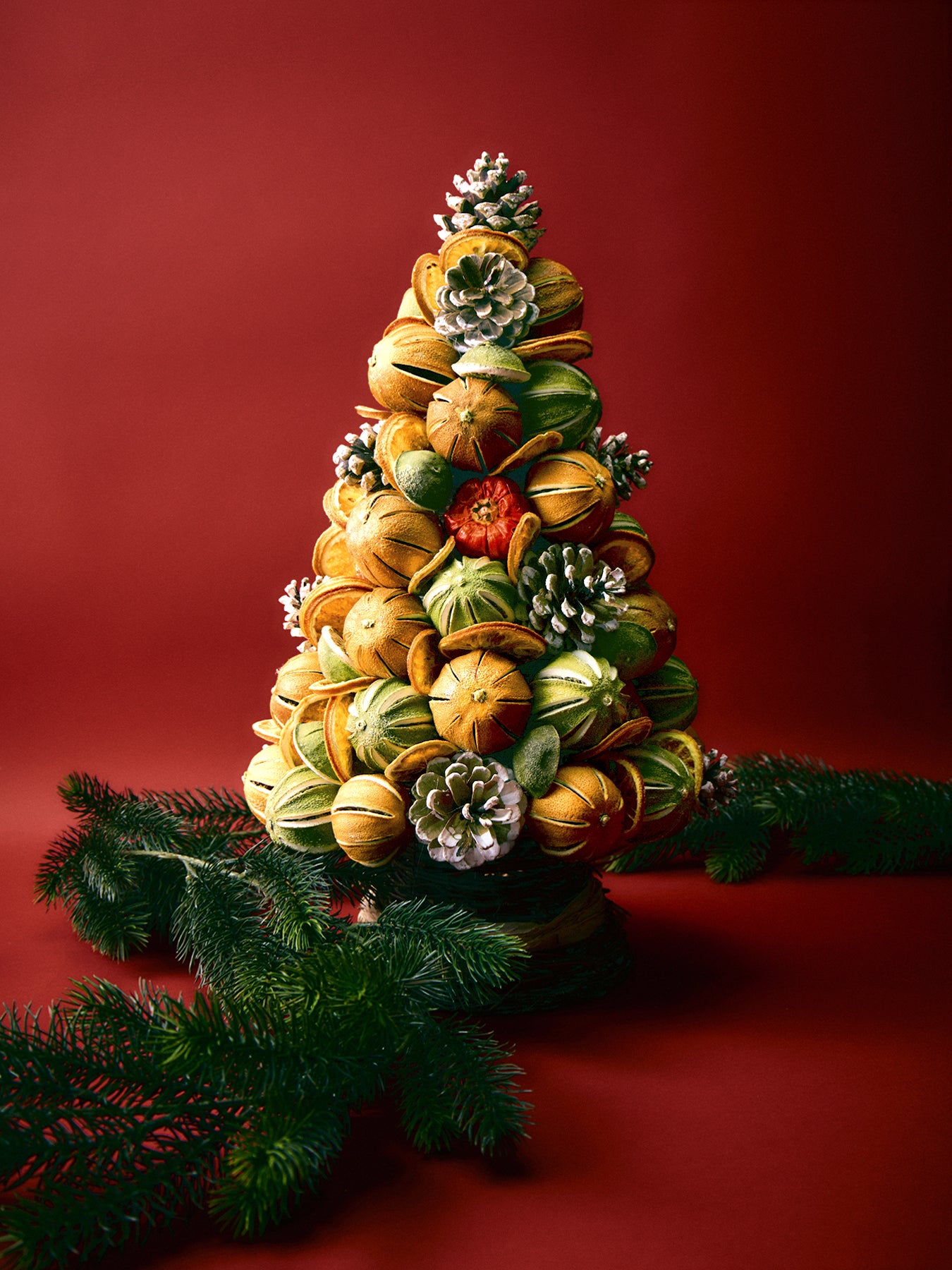 Dried Fruit Christmas Tree 45cm