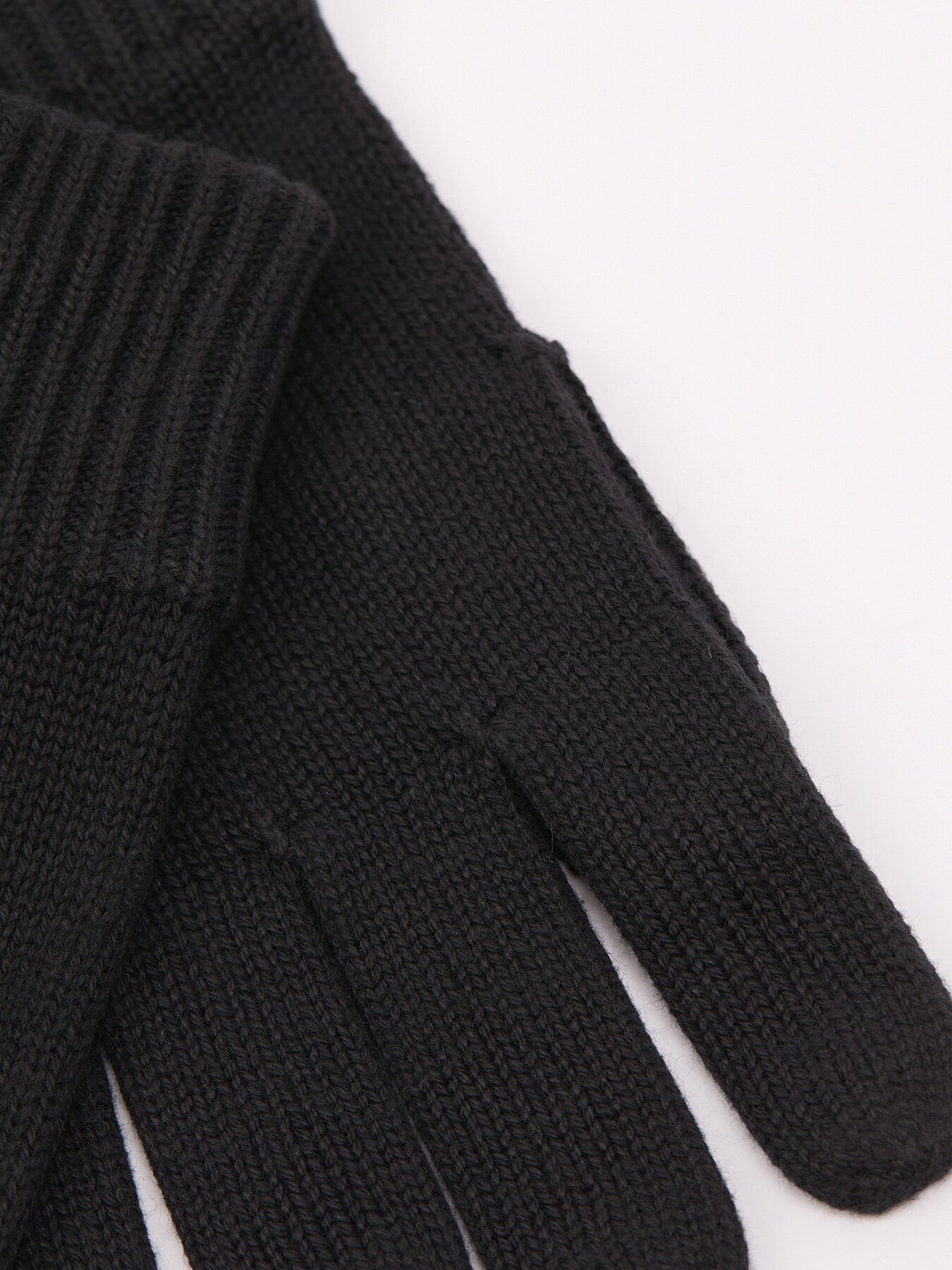 Essentials Logo Cashmere Gloves