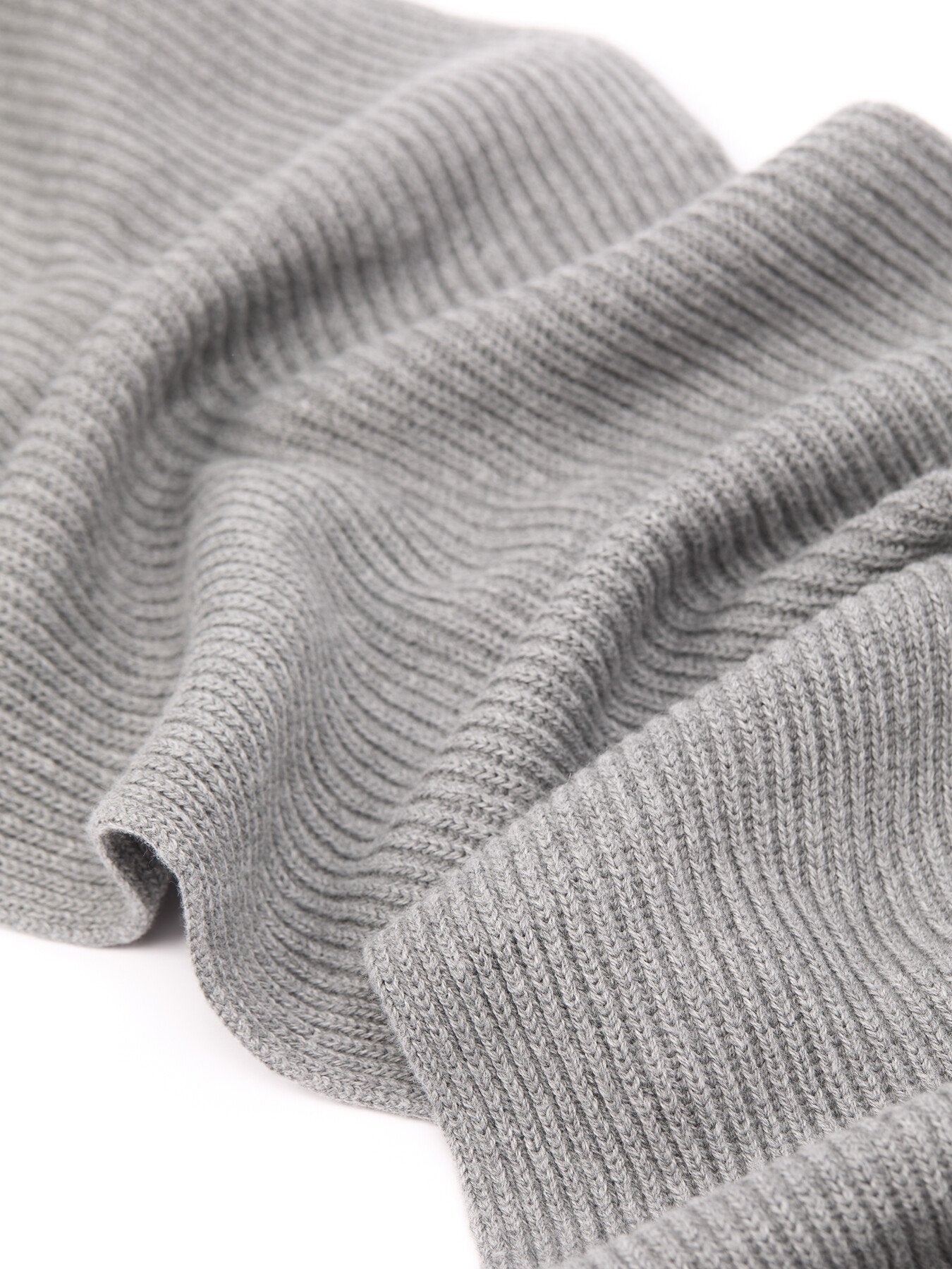 Logo Embroidery Cashmere Blend Scarf