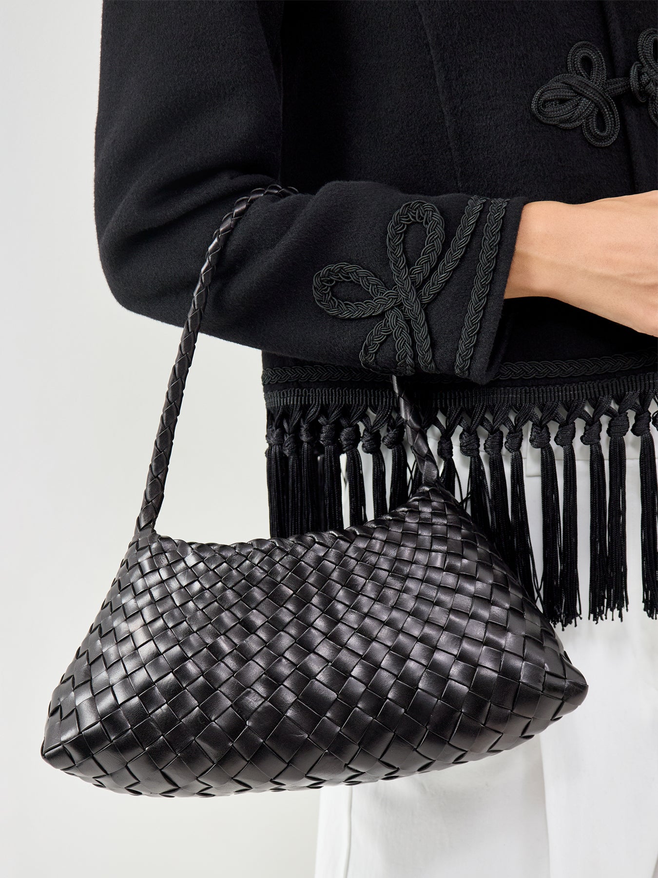 Rosanna Woven Shoulder Bag