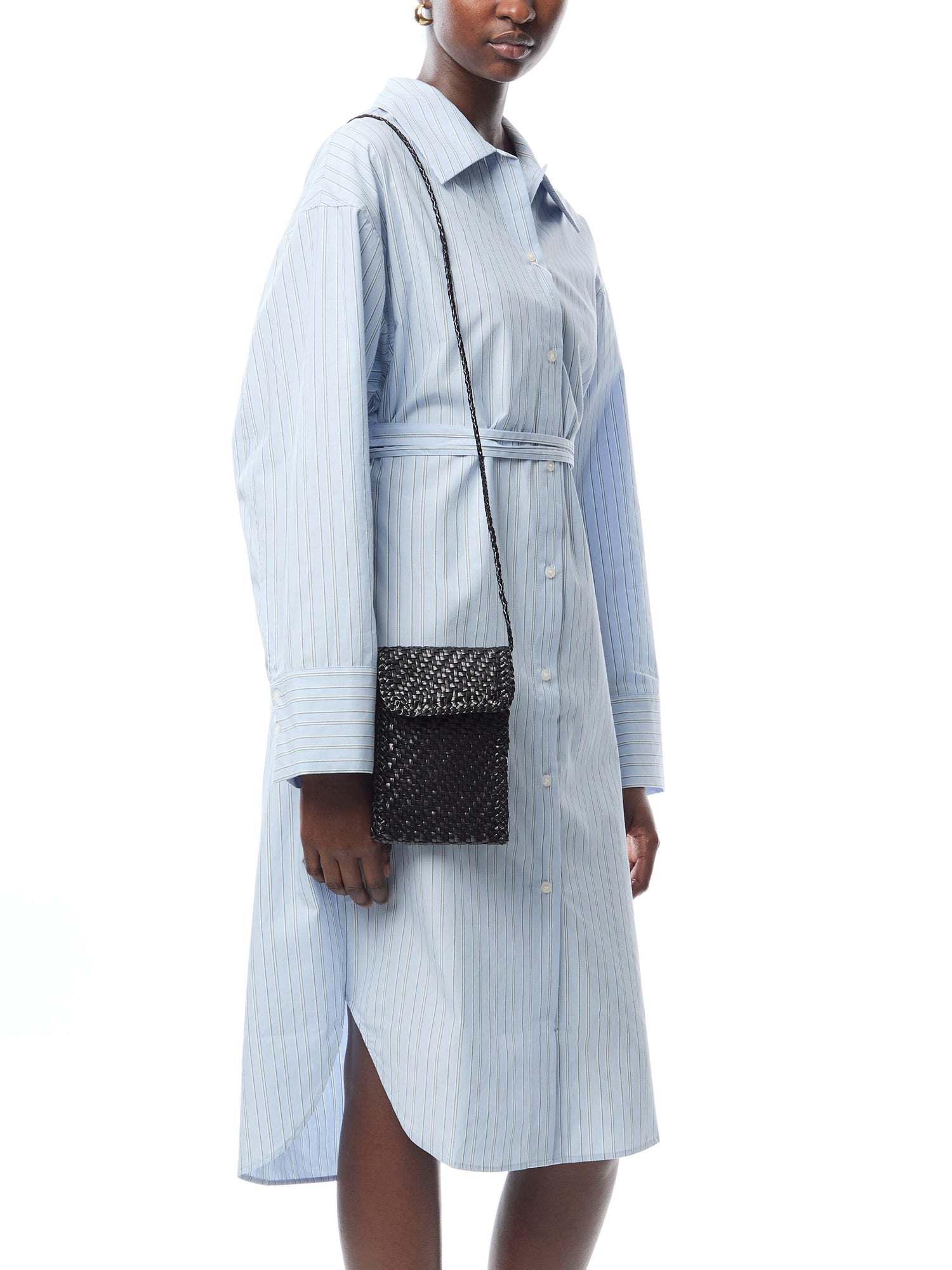 Woven Phone Crossbody Bag