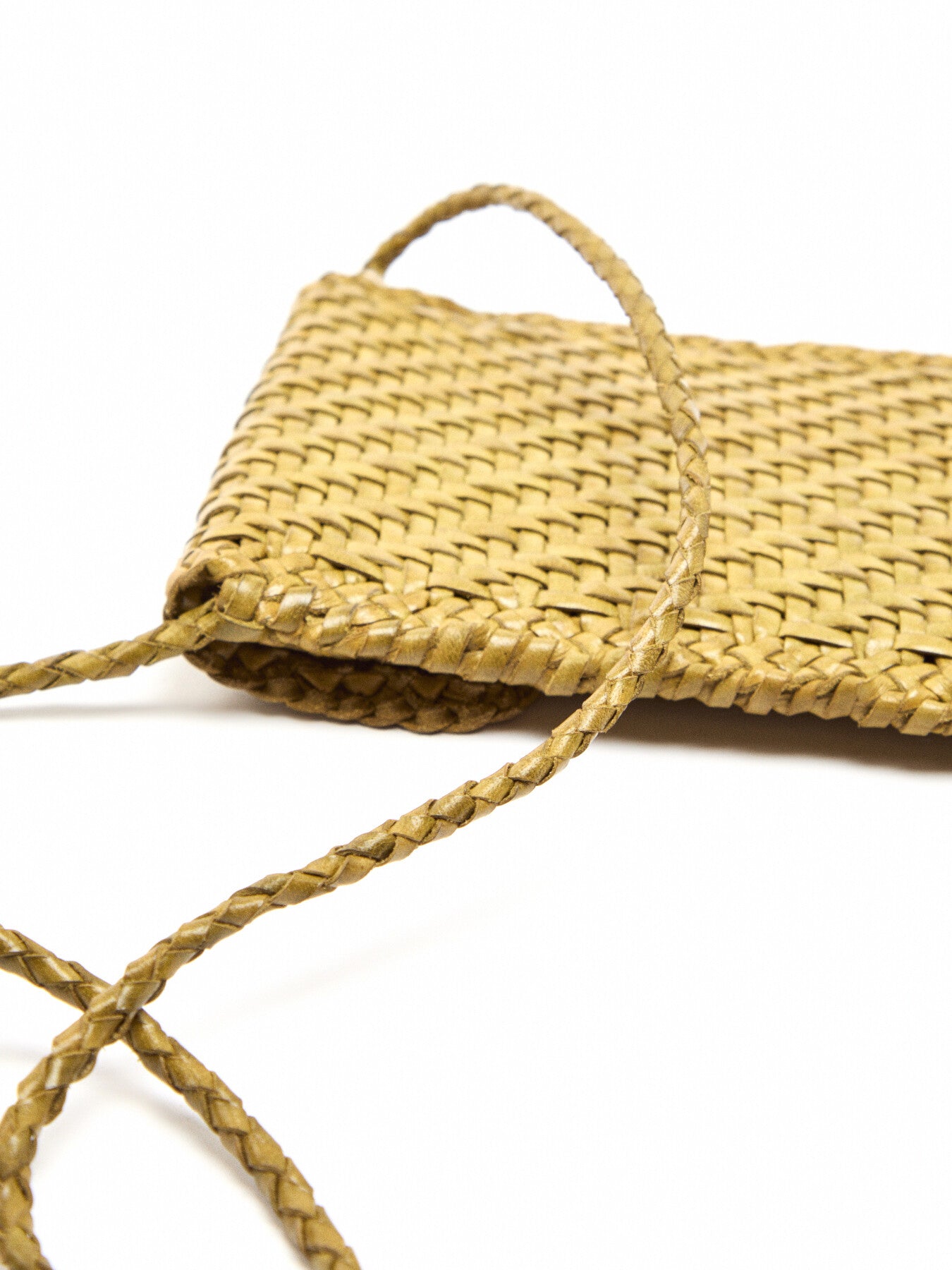Woven Phone Crossbody Bag