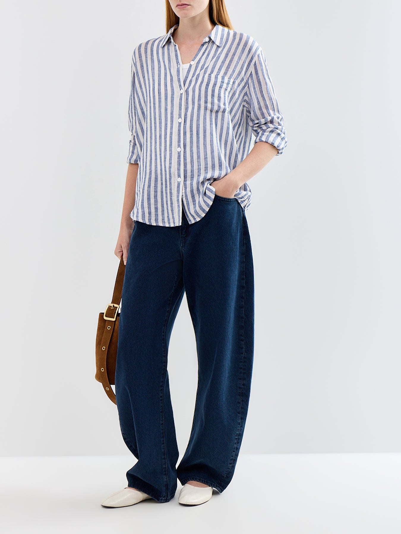 Charli Stripe Shirt Echo Stripe Multi