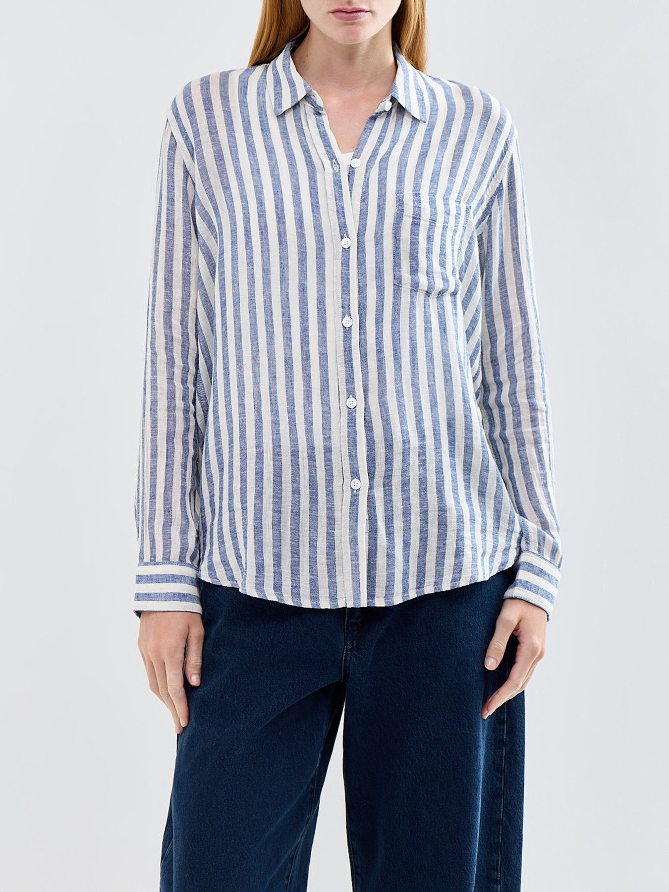 Charli Stripe Shirt Echo Stripe Multi