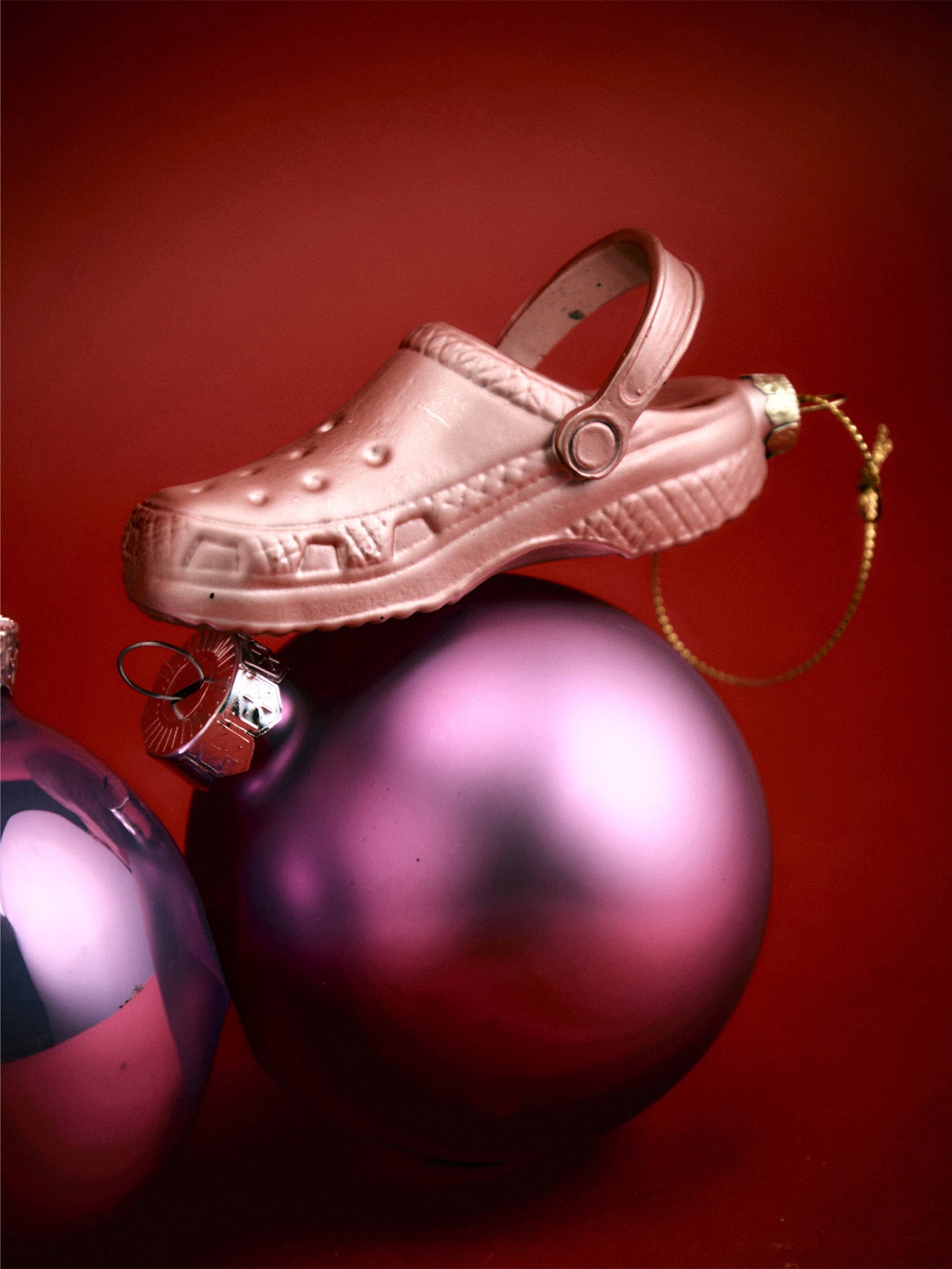 Clog Pink Christmas Tree Decoration