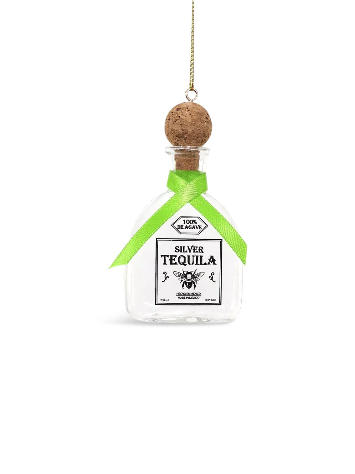 Tequila Bottle Christmas Tree Hanging Decoration