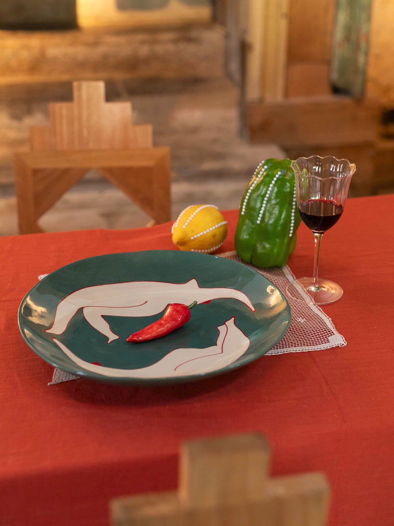 Swimmers Khaki Fruit Platter