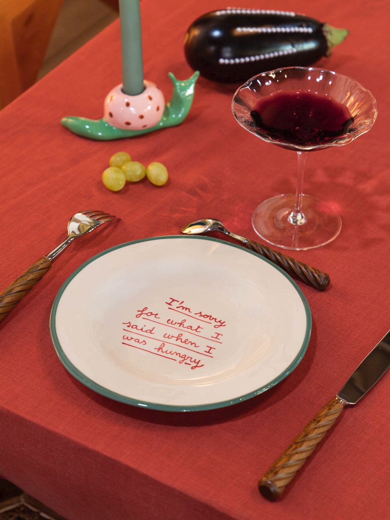 I Am Sorry For What I Said When I Was Hungry Dessert Plate