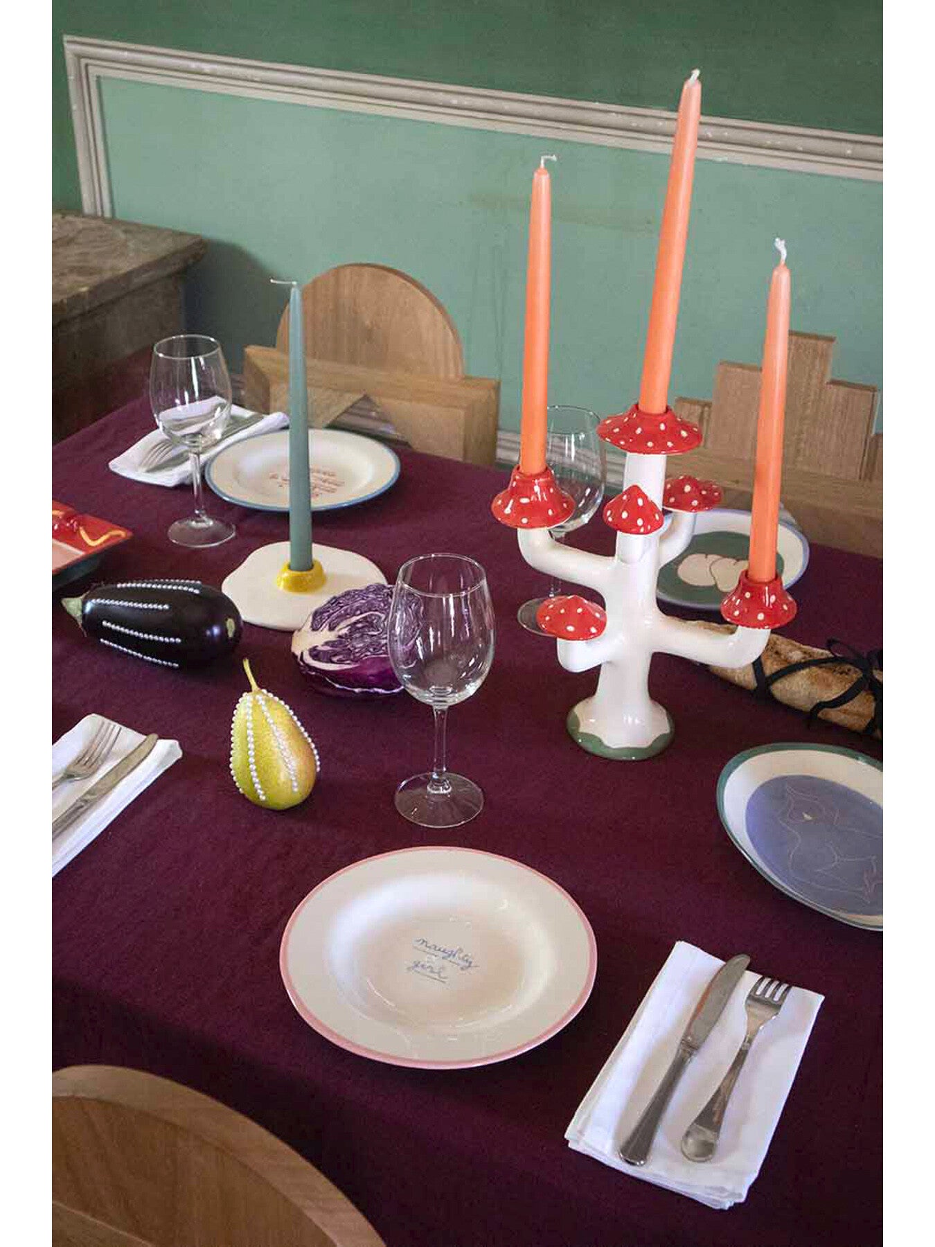 Naughty Girl Dessert Plate