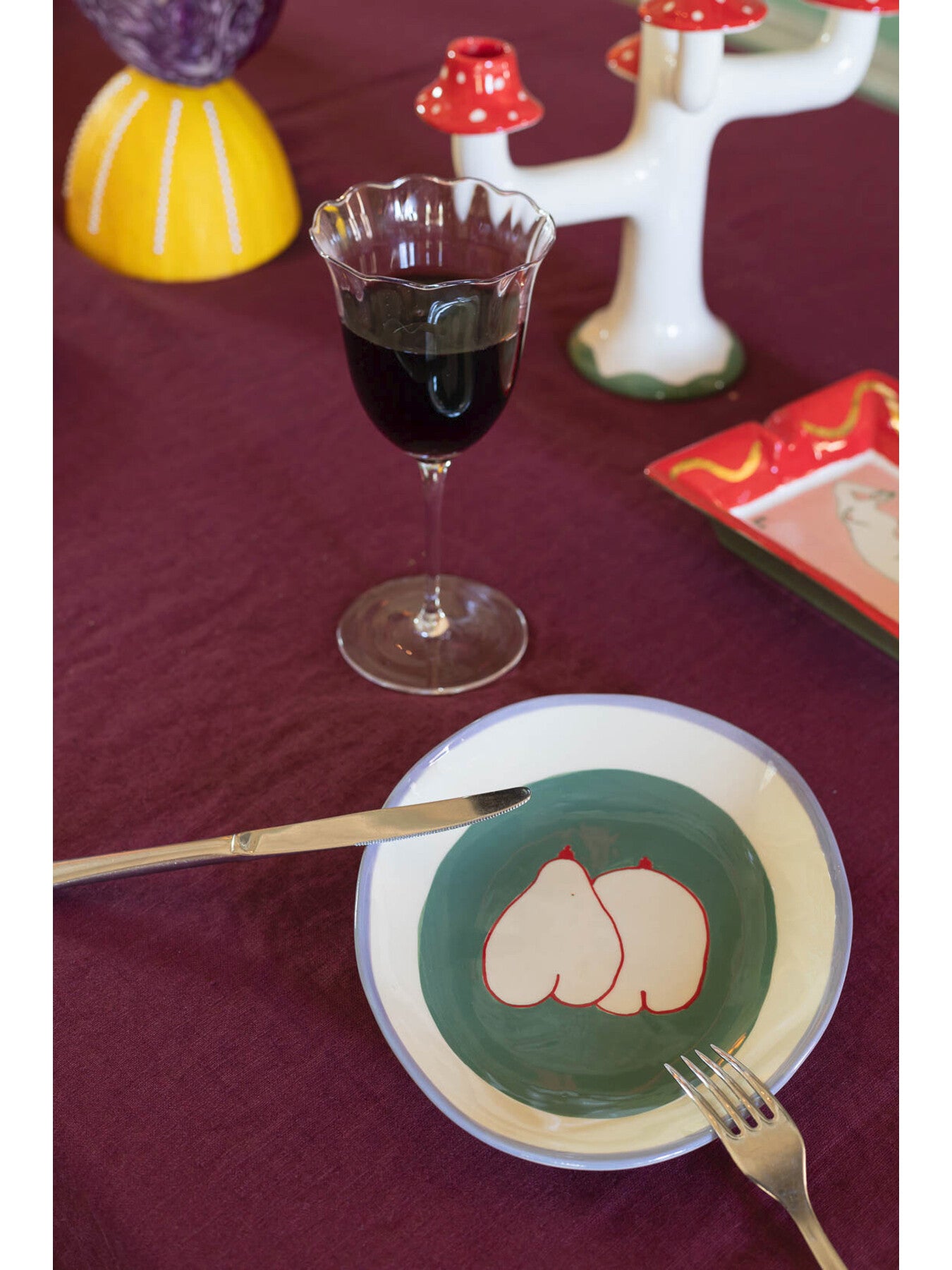 Like Apple And Pear Oval Plate