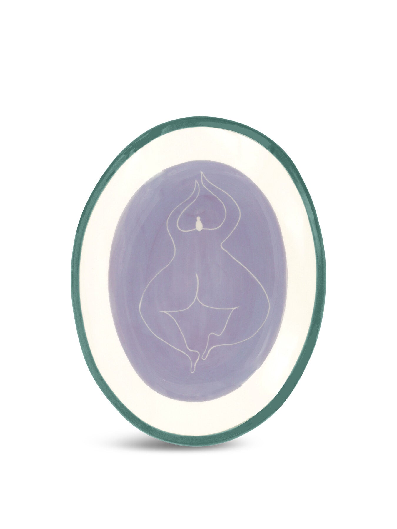 Just Chilling Oval Plate