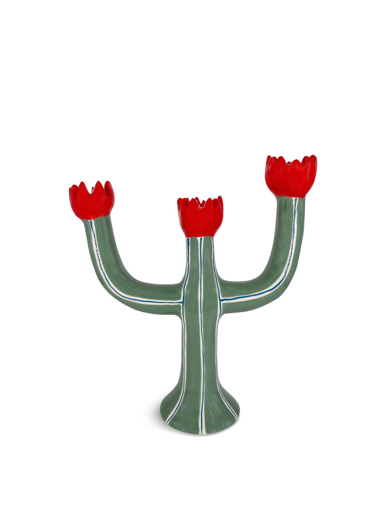 Khaki Tulip Candleholder