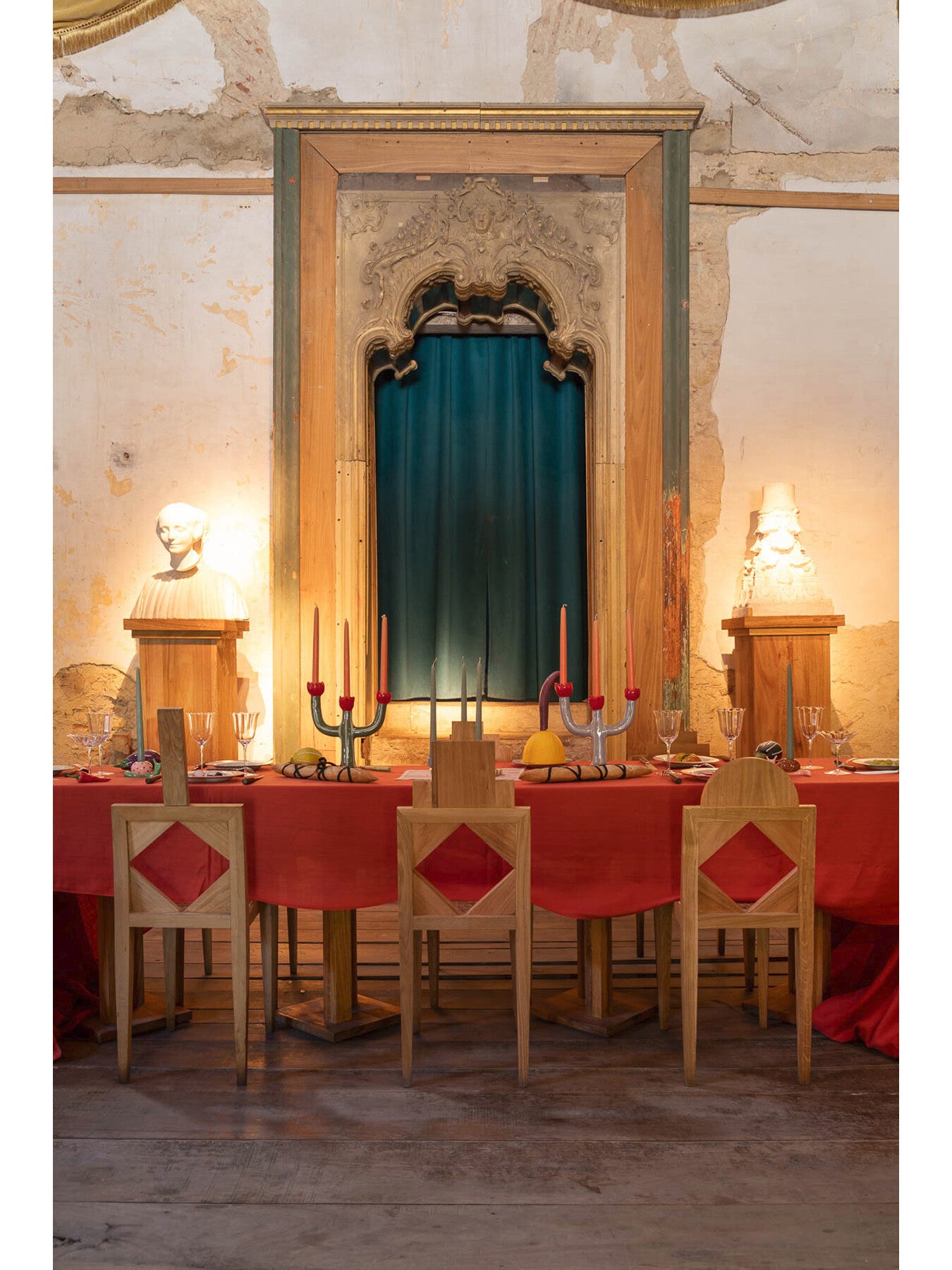 Khaki Tulip Candleholder