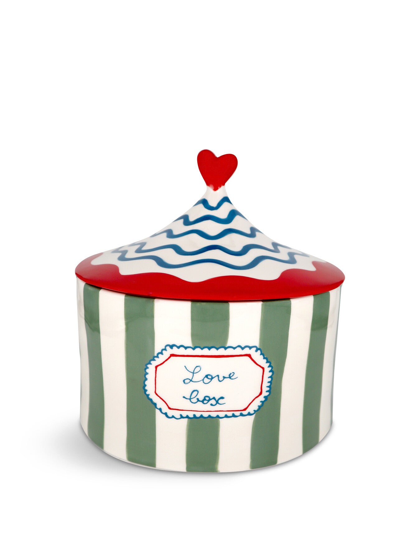 Khaki And Red love Box