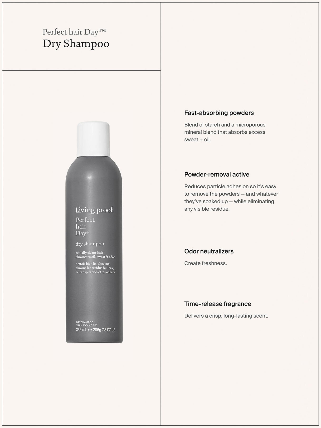 Perfect Hair Day Dry Shampoo Jumbo 355ml