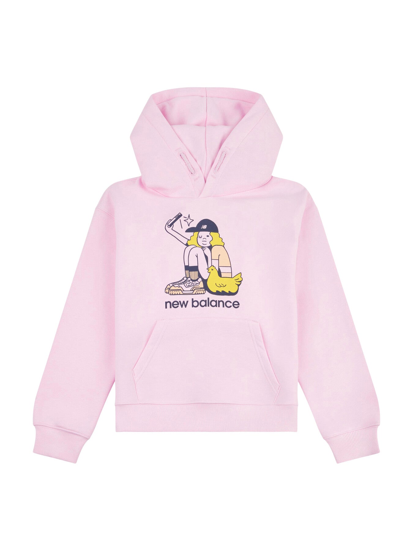 NB Brush Back Selfie Girl Hoodie