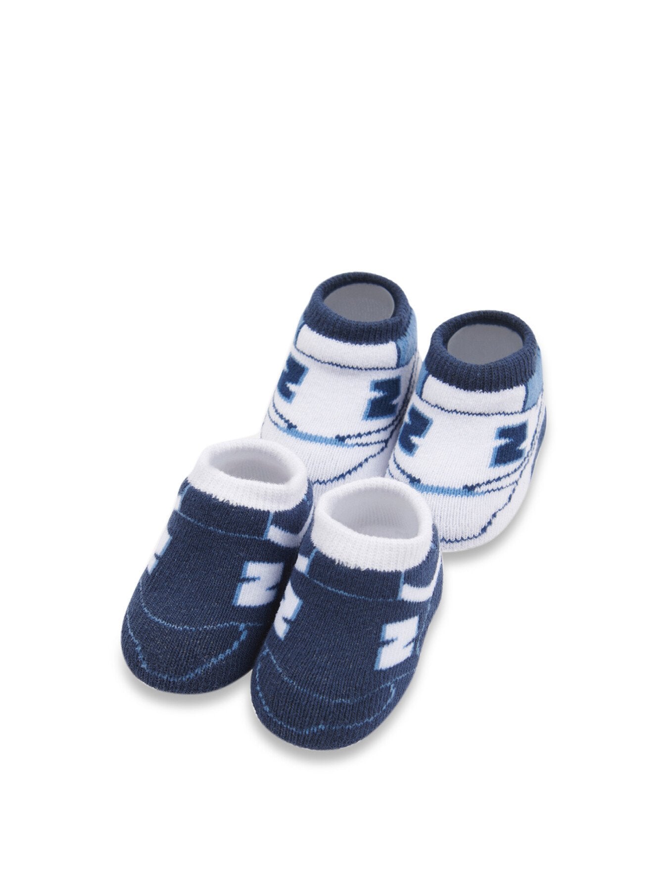 New Balance Classics 2 Pack Booties Navy