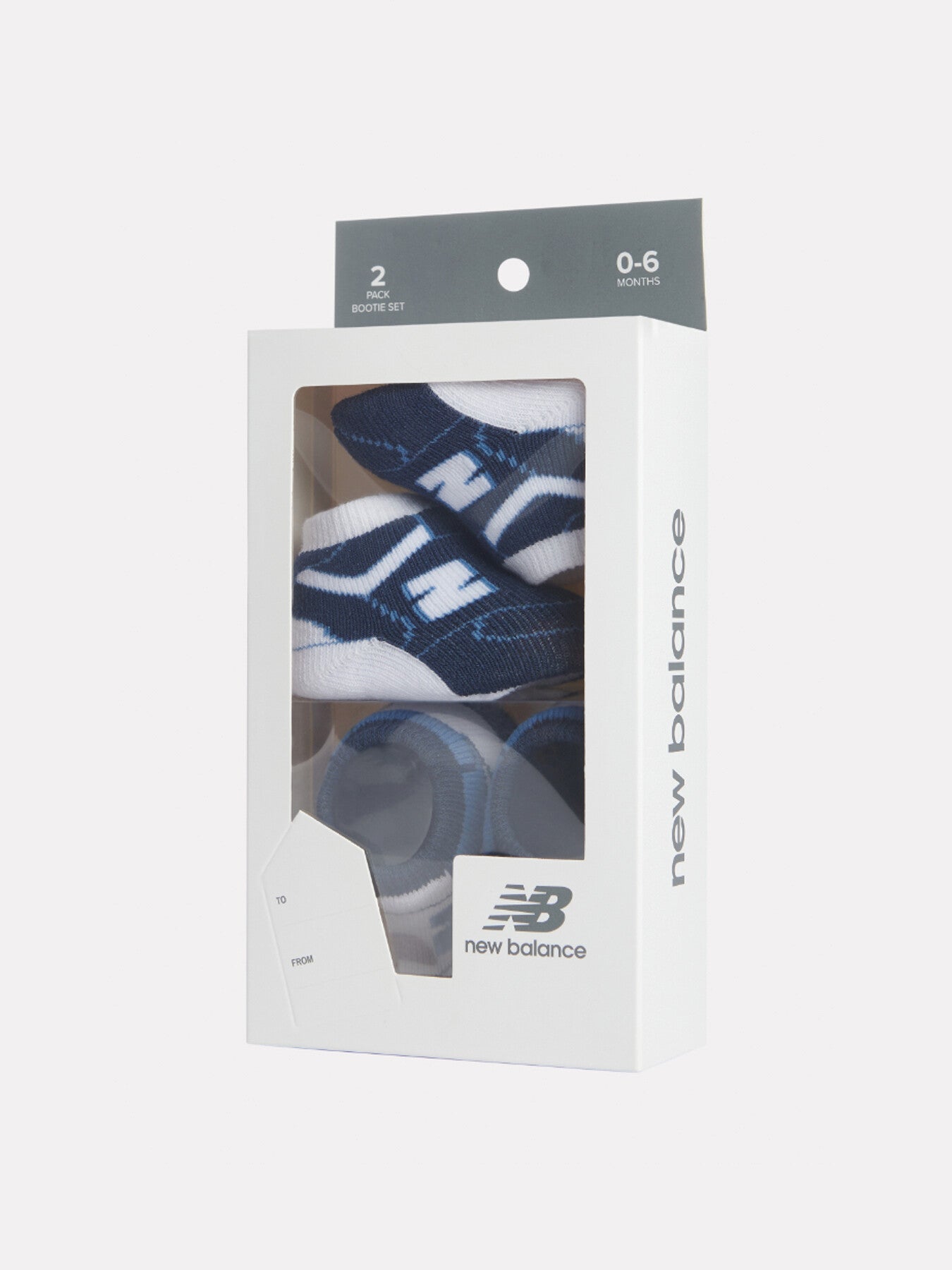New Balance Classics 2 Pack Booties Navy