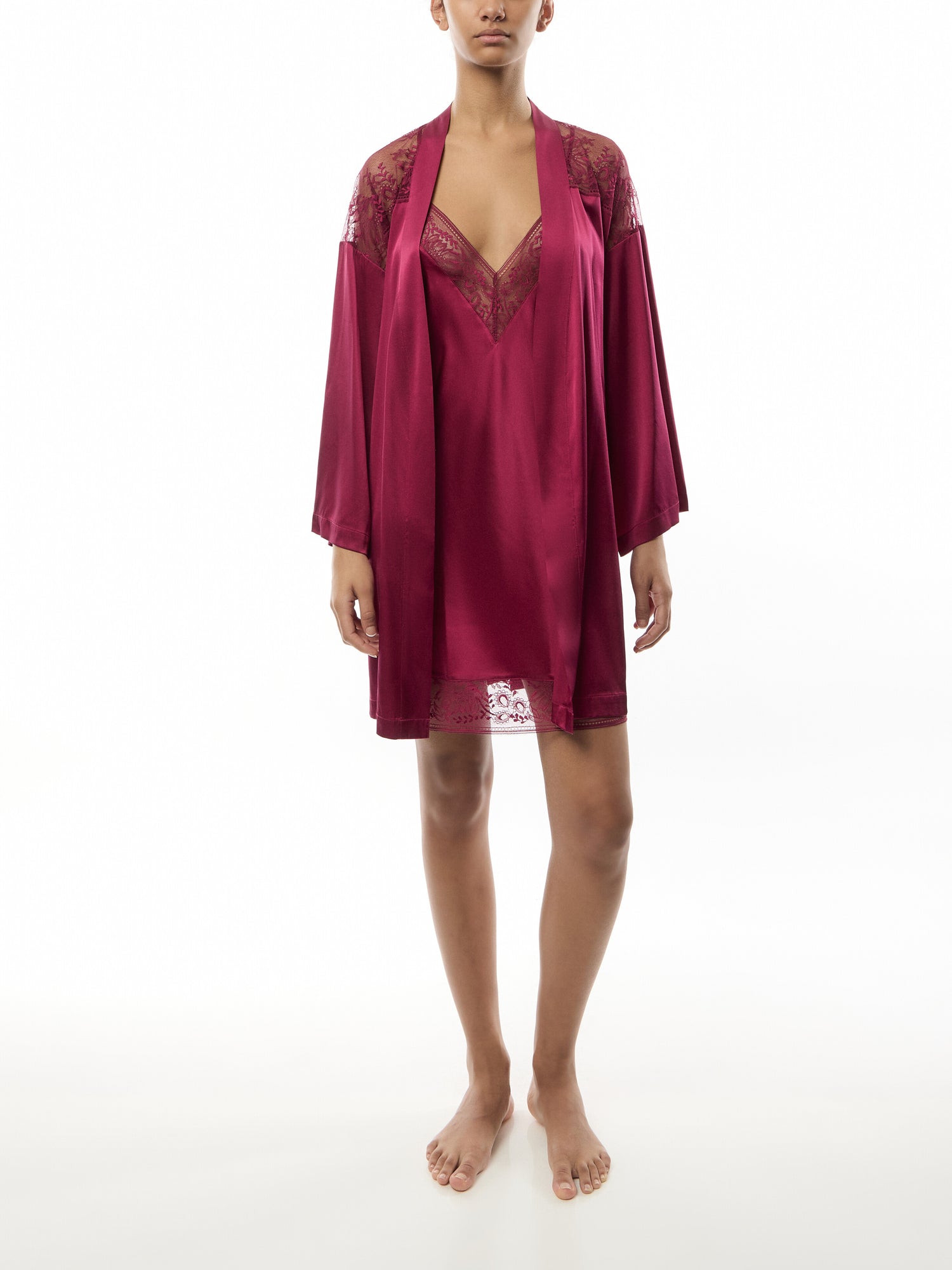 Midnight Whisper Silk Nightie