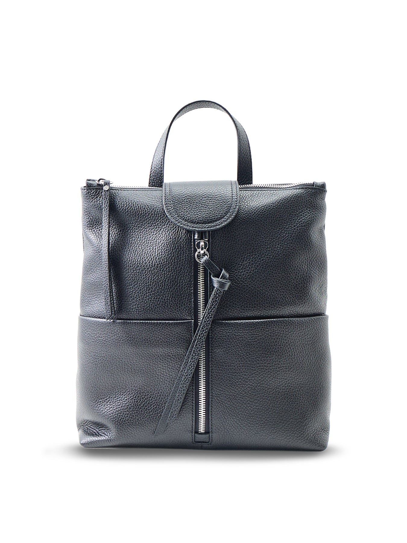 Giada Leather Backpack Black