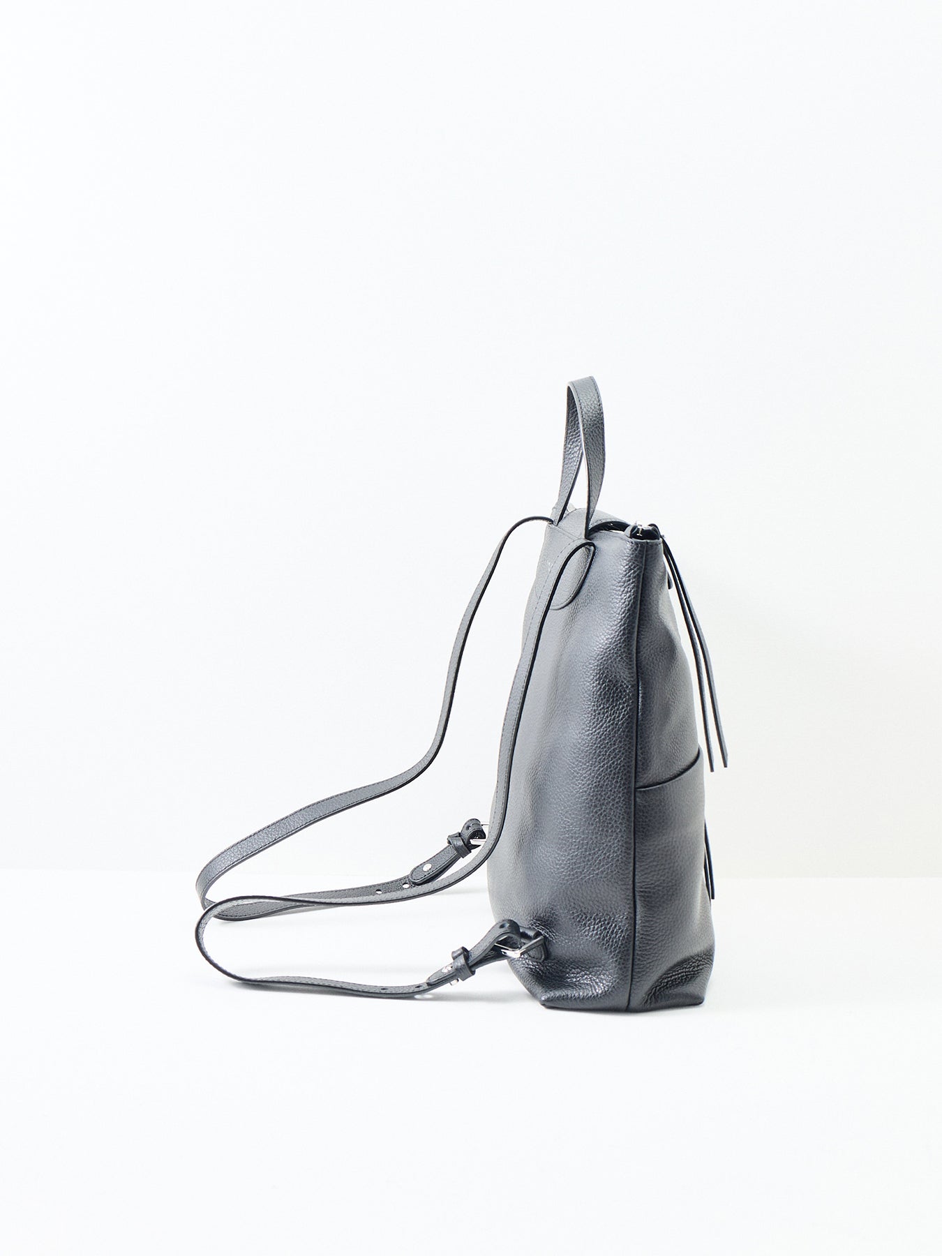 Giada Leather Backpack Black