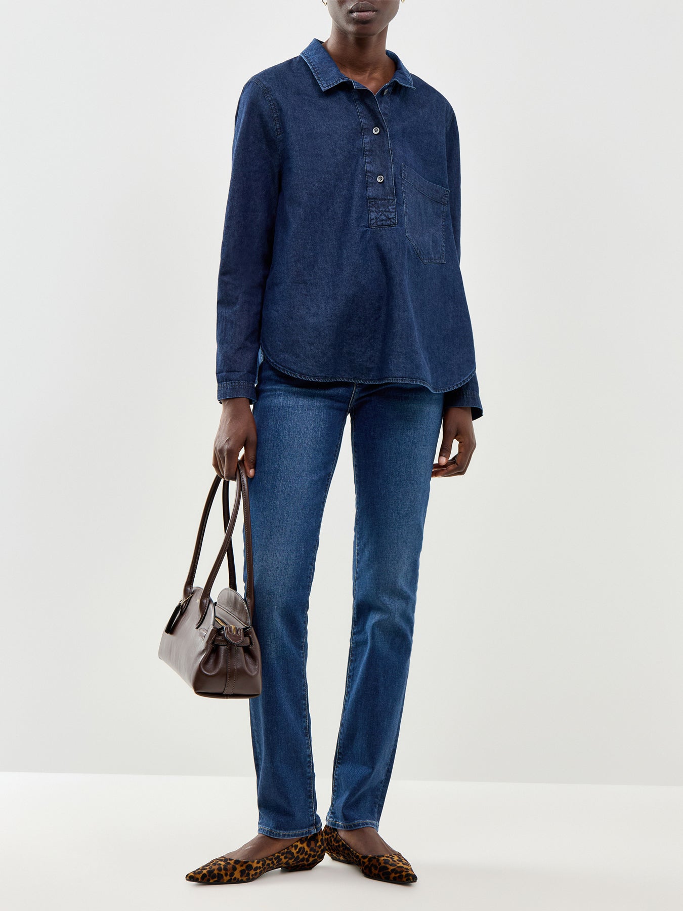 724 High Rise Straight Jeans