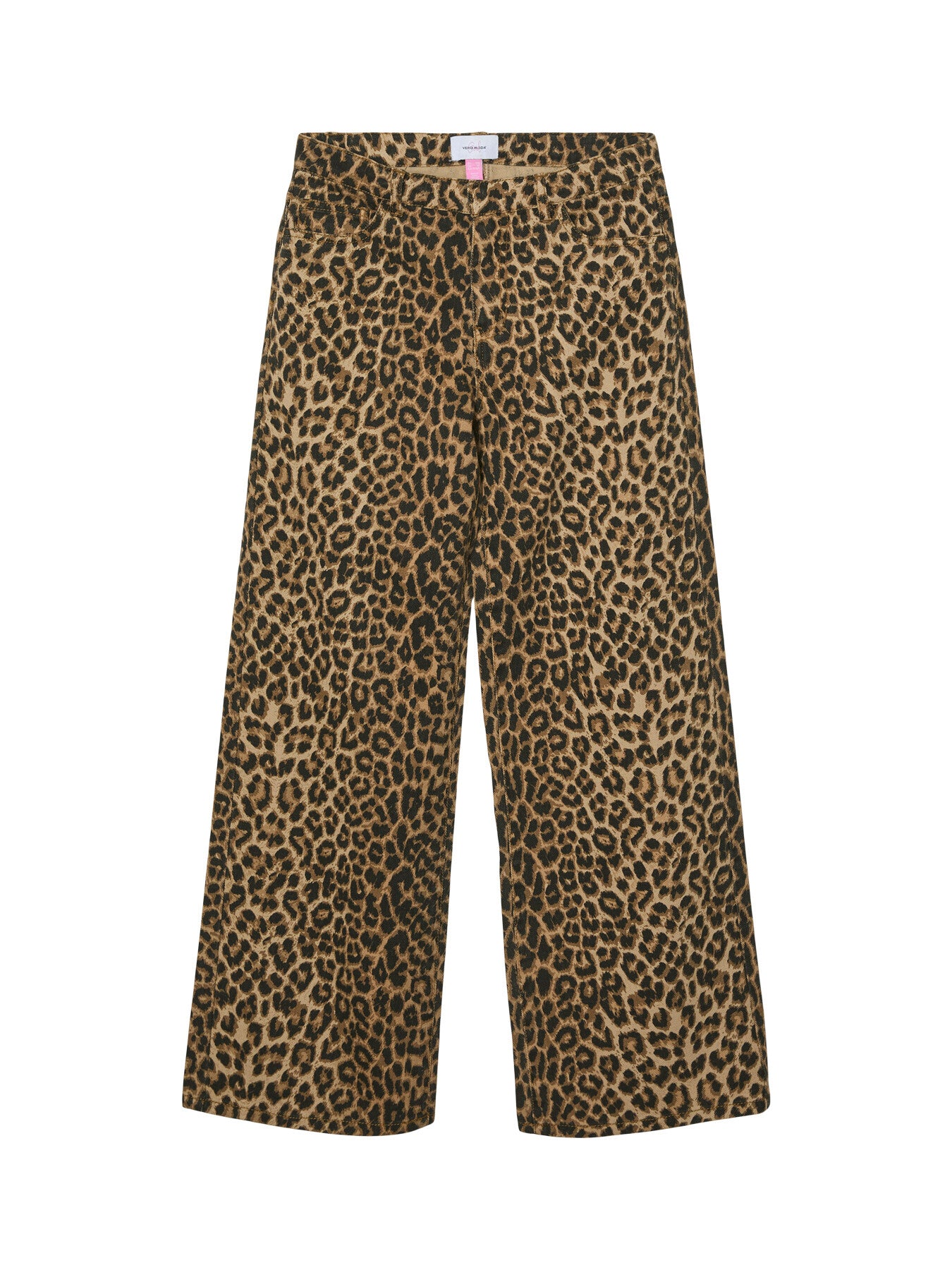Daisy High Rise Wide Leopard Jeans