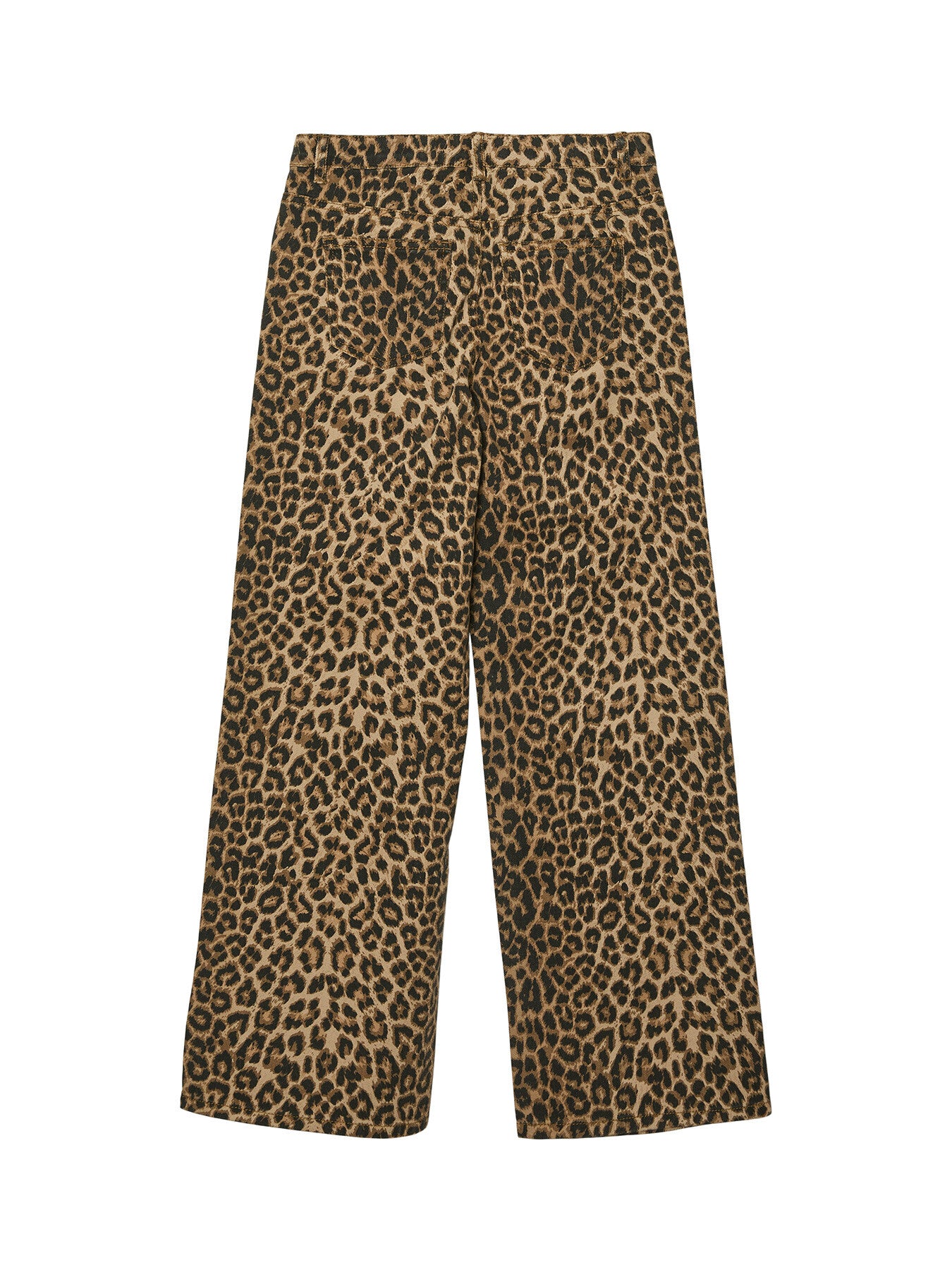 Daisy High Rise Wide Leopard Jeans