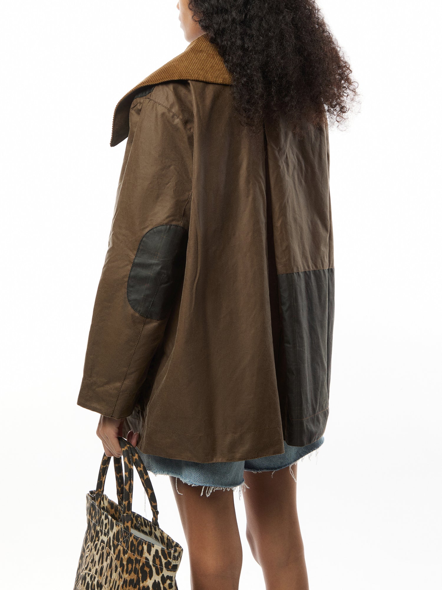 Womens Barbour x GANNI Wax Duffle
