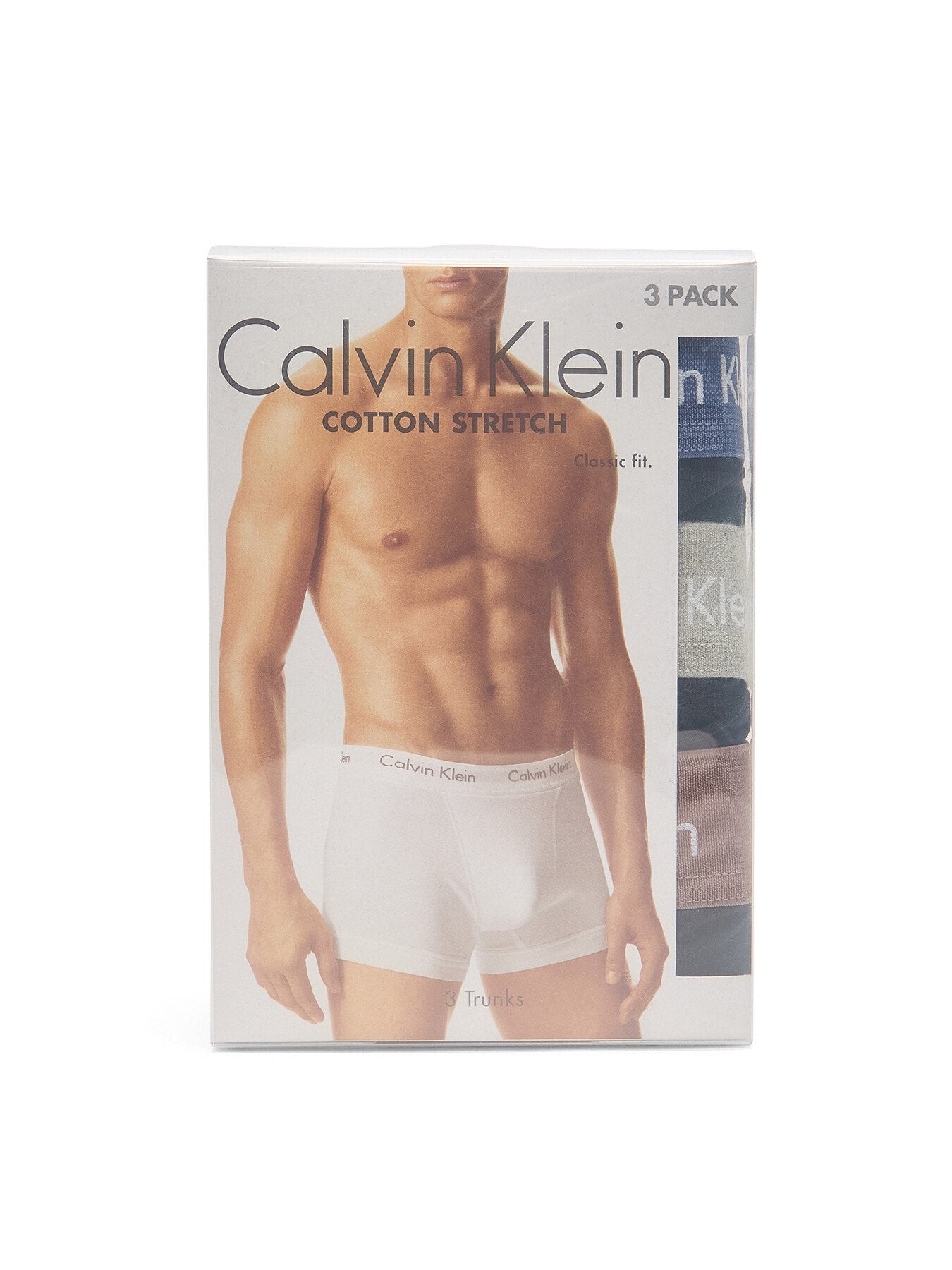 Three Pack Cotton Stretch Trunks