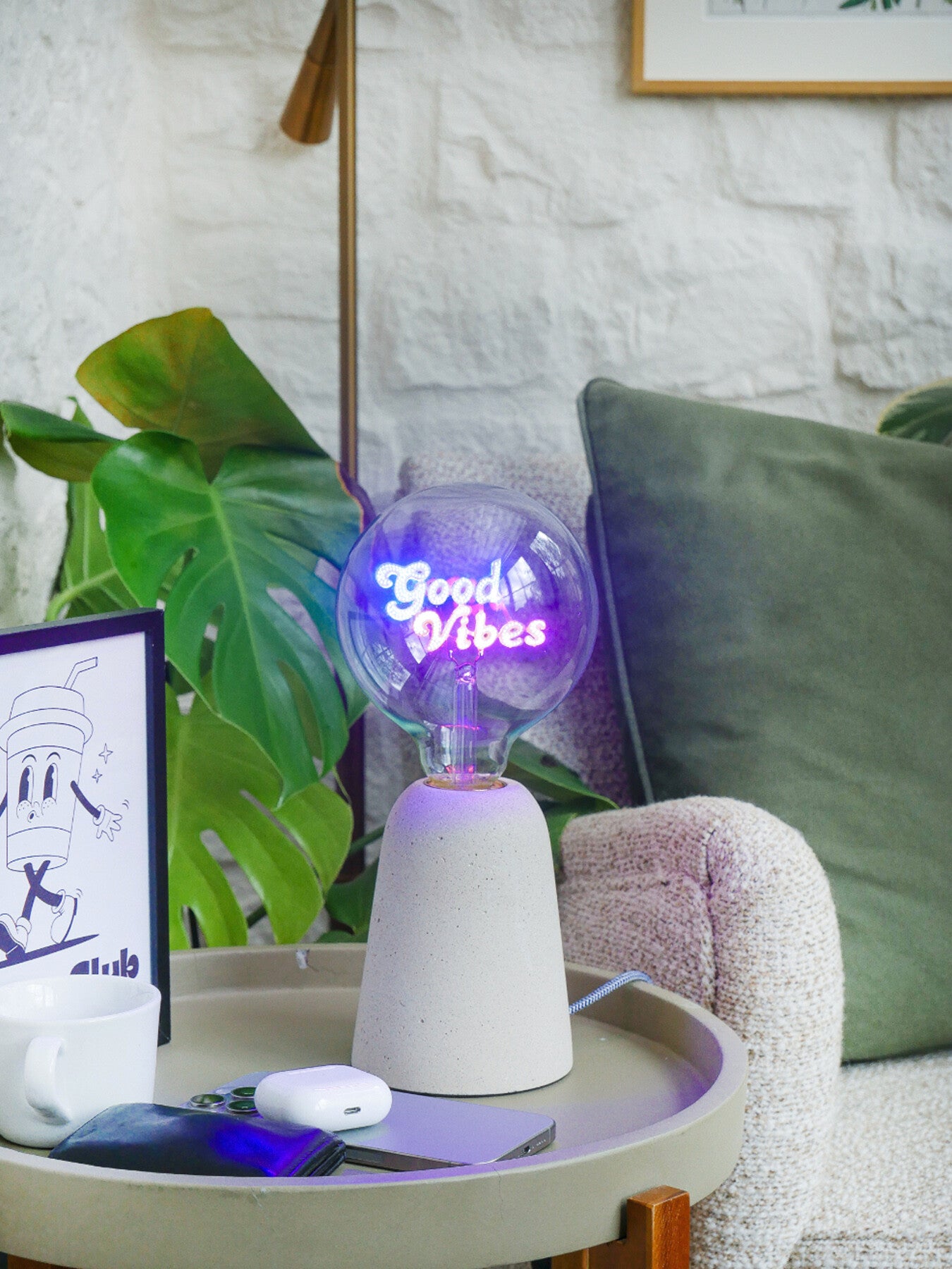 Good Vibes Screw Down Bulb