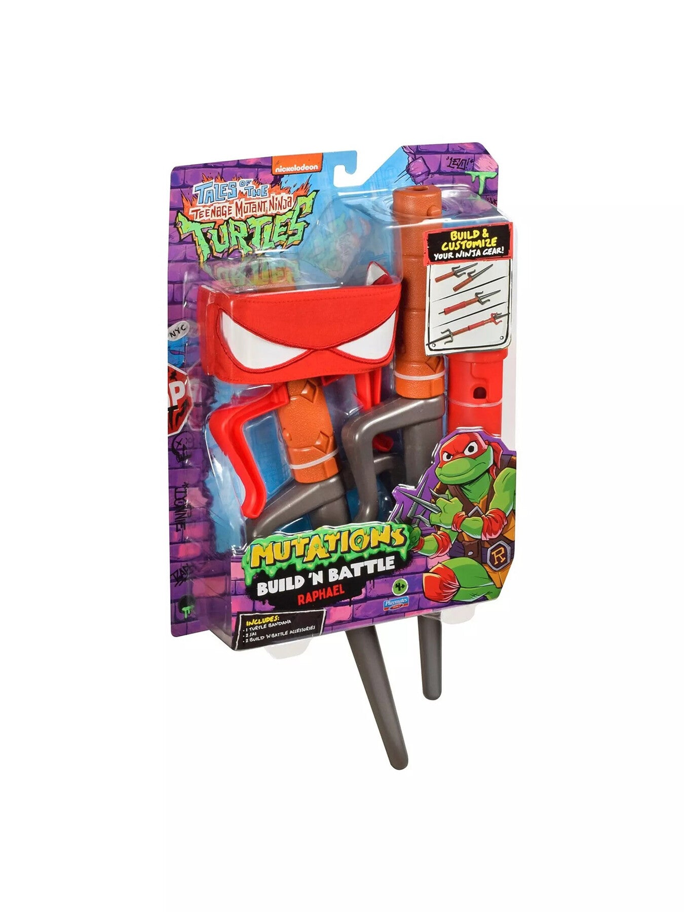 Tales Of The TMNT Mutation Build N Battle Raphaels Weapon