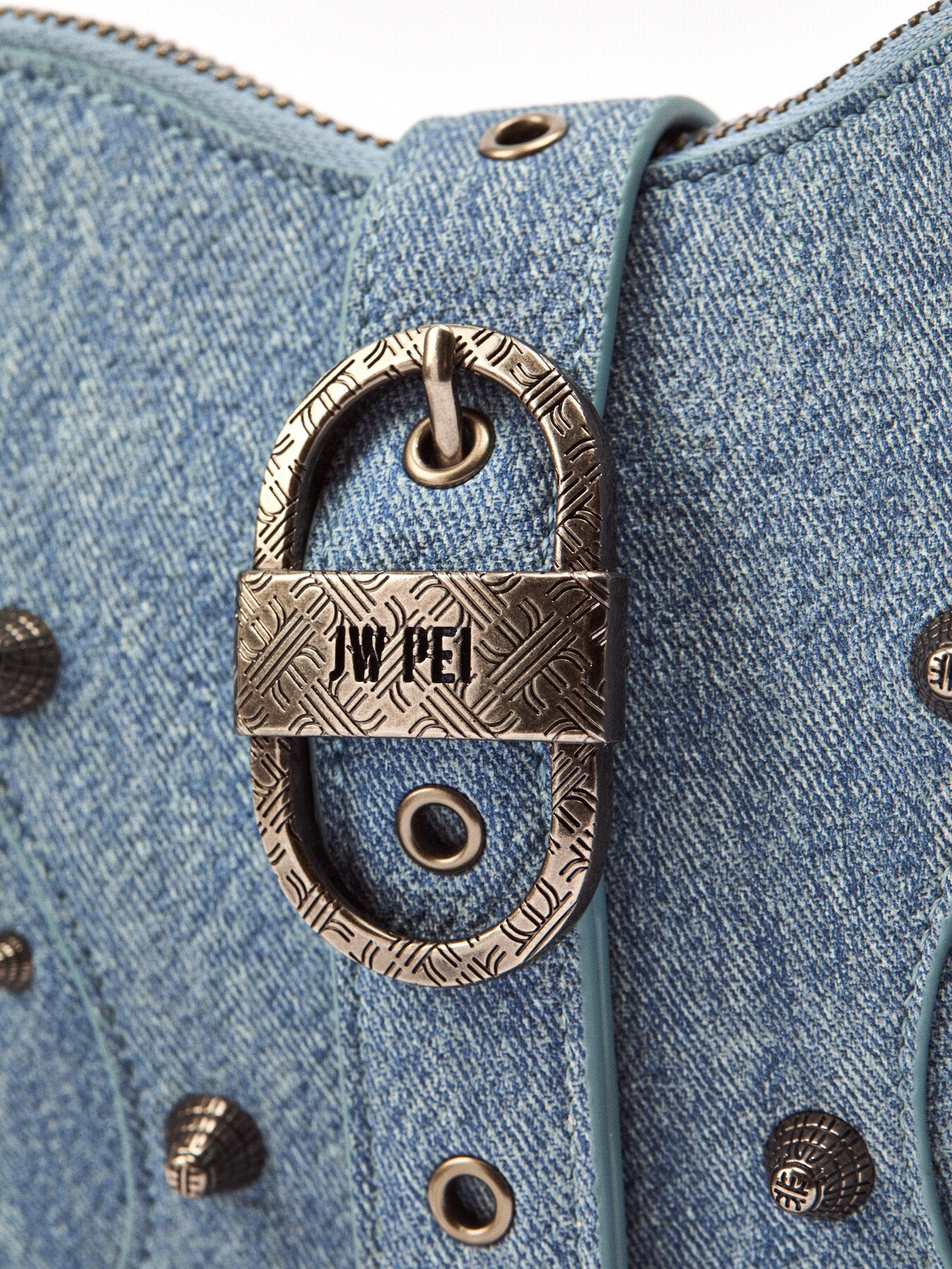 Tessa Denim Effect Shoulder Bag