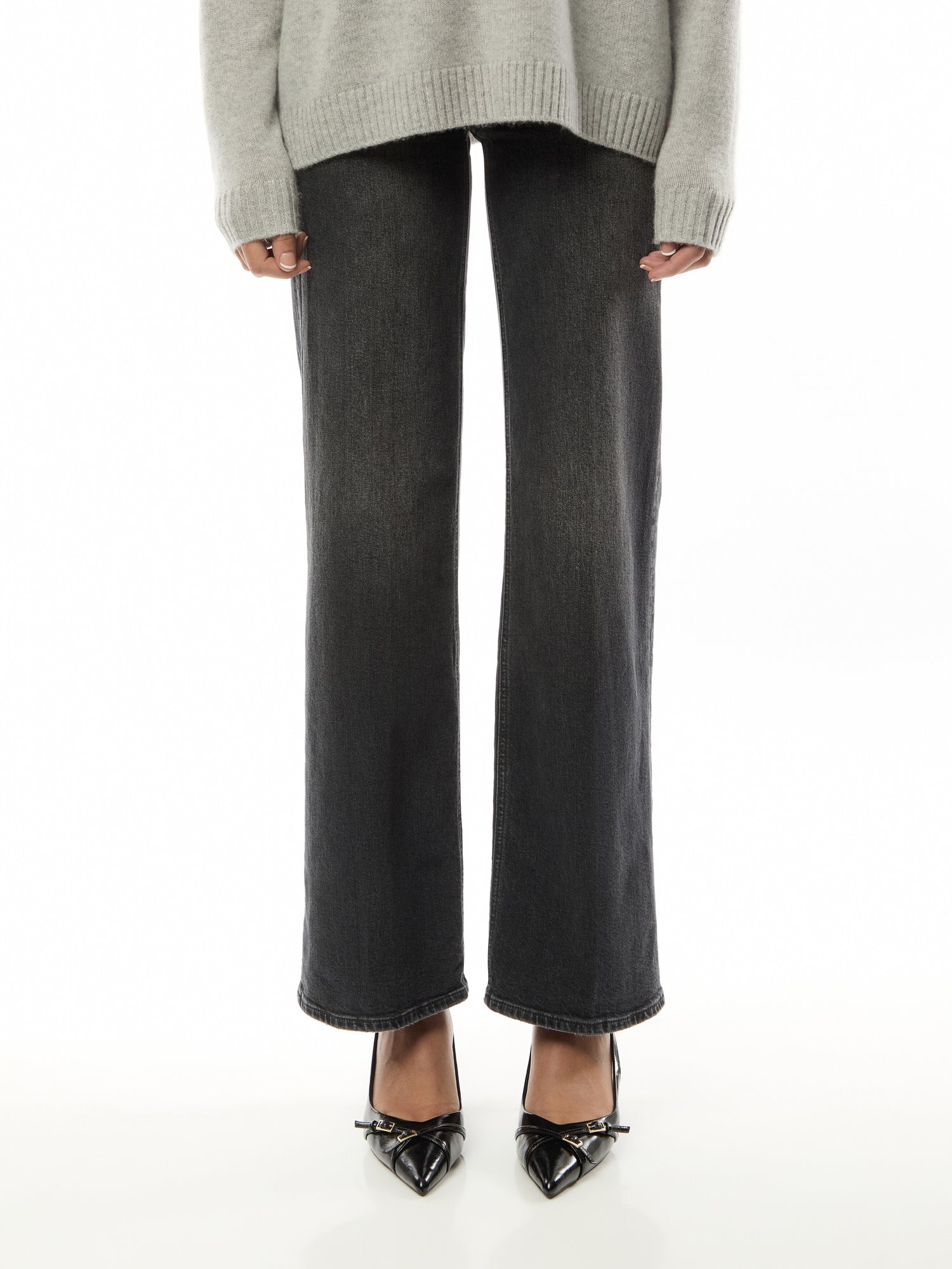 PAIGE Sasha 32" Straight Leg Jeans