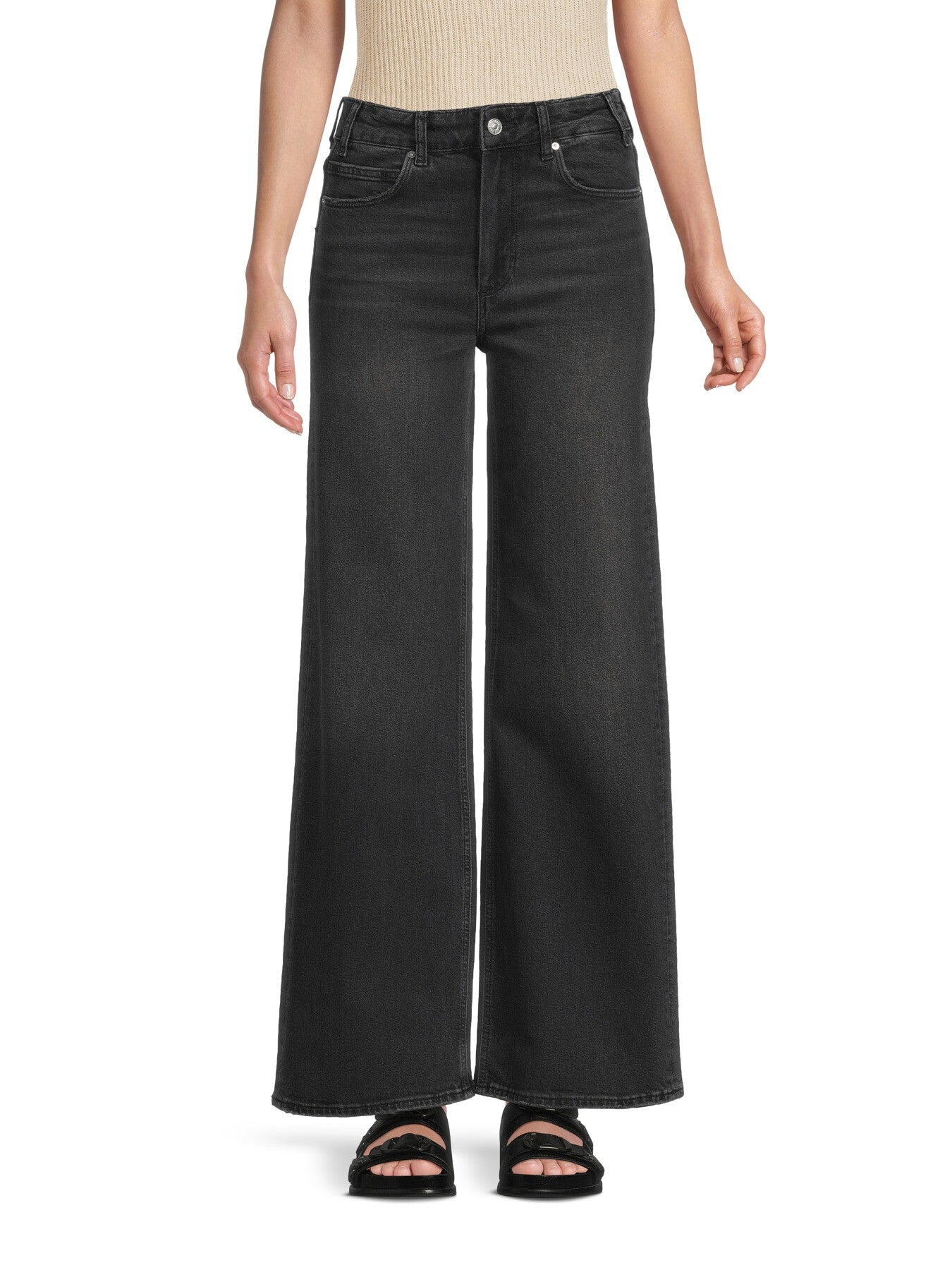 PAIGE Sasha 32" Straight Leg Jeans