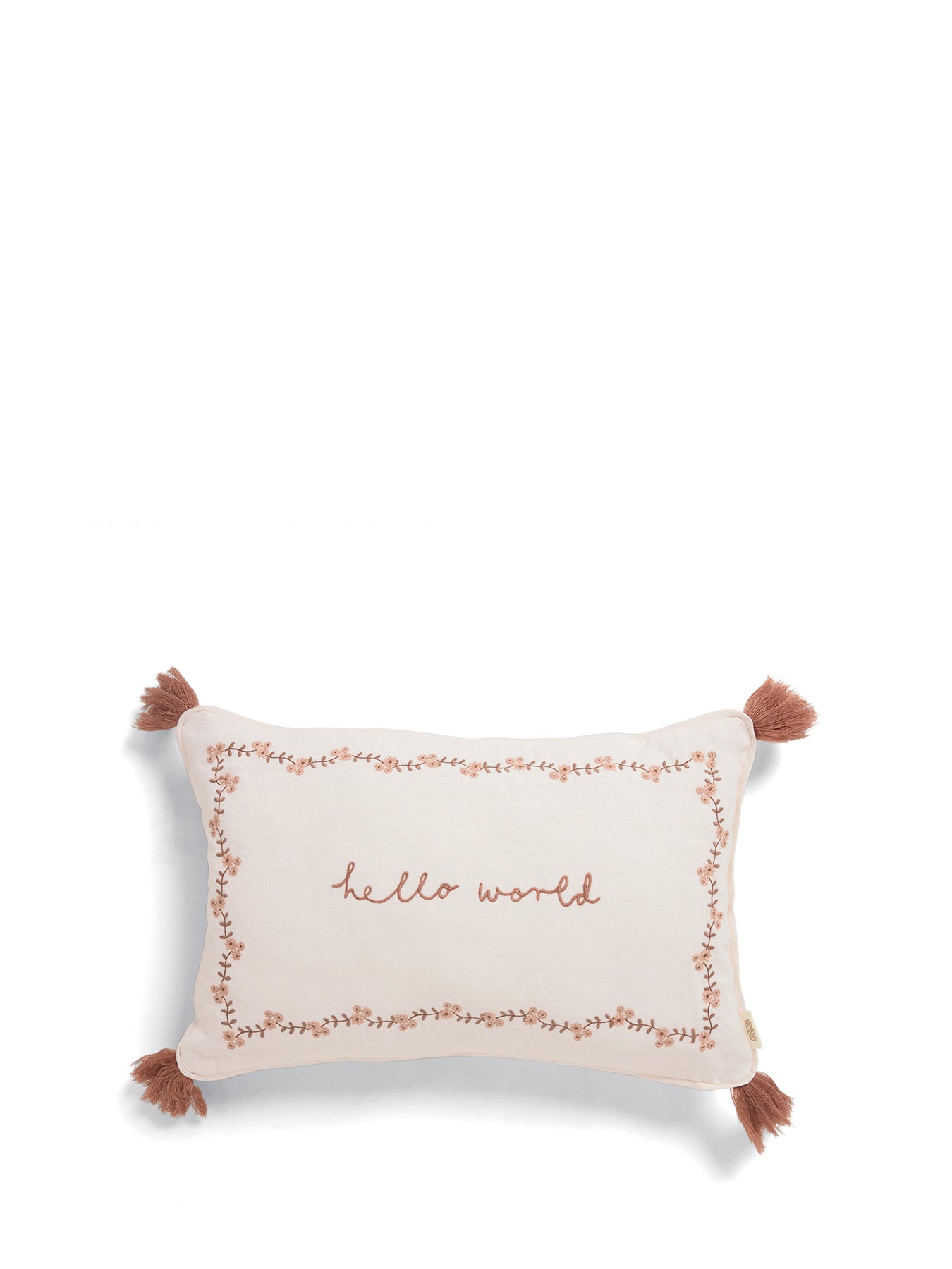 Welcome to the World Wildflower Cushion