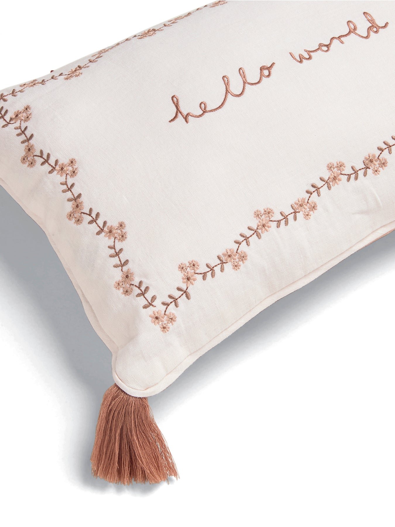 Welcome to the World Wildflower Cushion