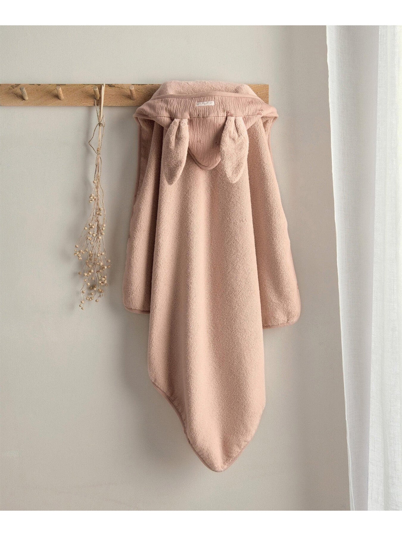 Welcome to the World Wildflower Hooded Towel