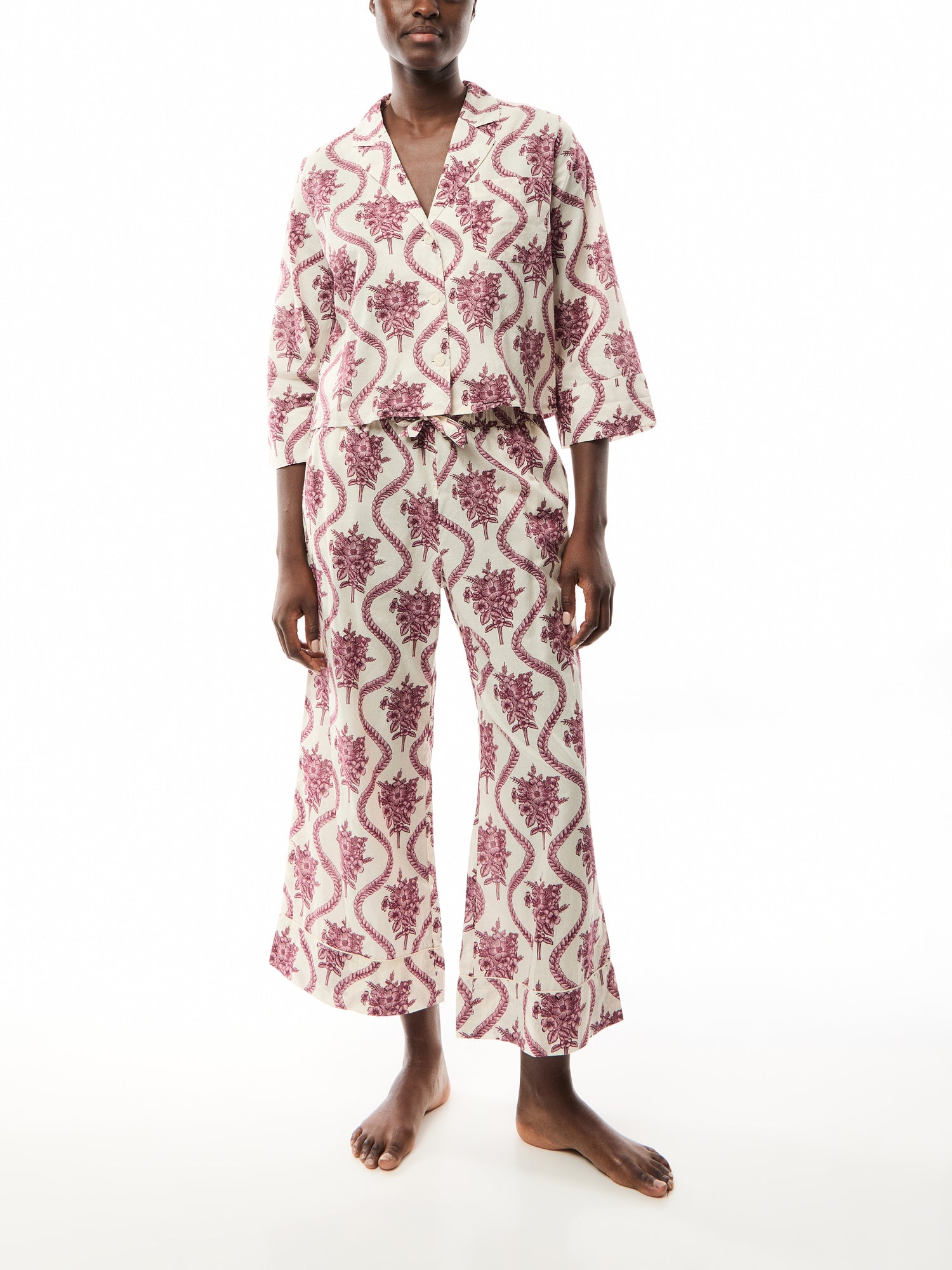 Alpen Flora Boxy Shirt and Wide Trouser