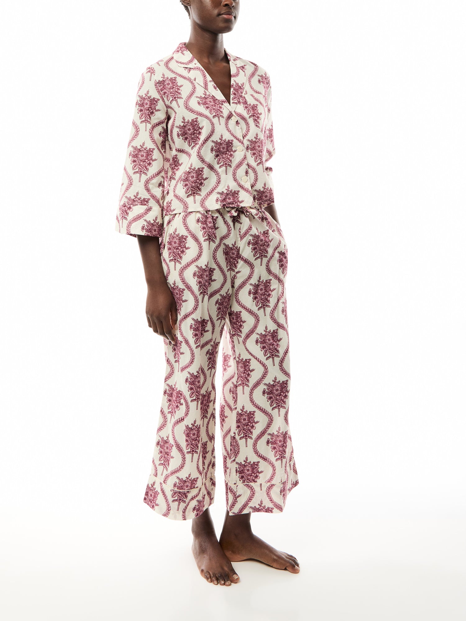 Alpen Flora Boxy Shirt and Wide Trouser