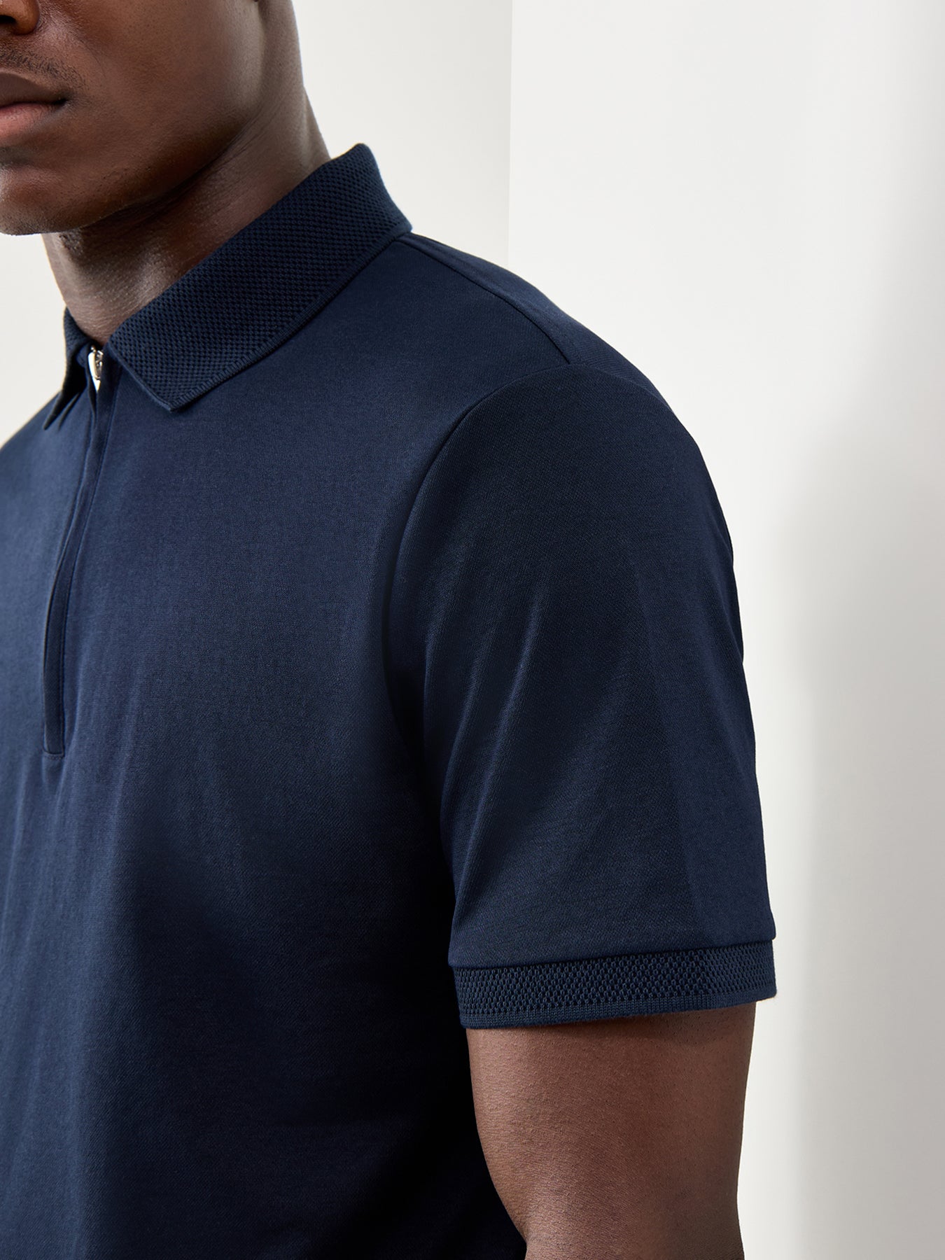 Fave Zip Short Sleeves Polo T-Shirt
