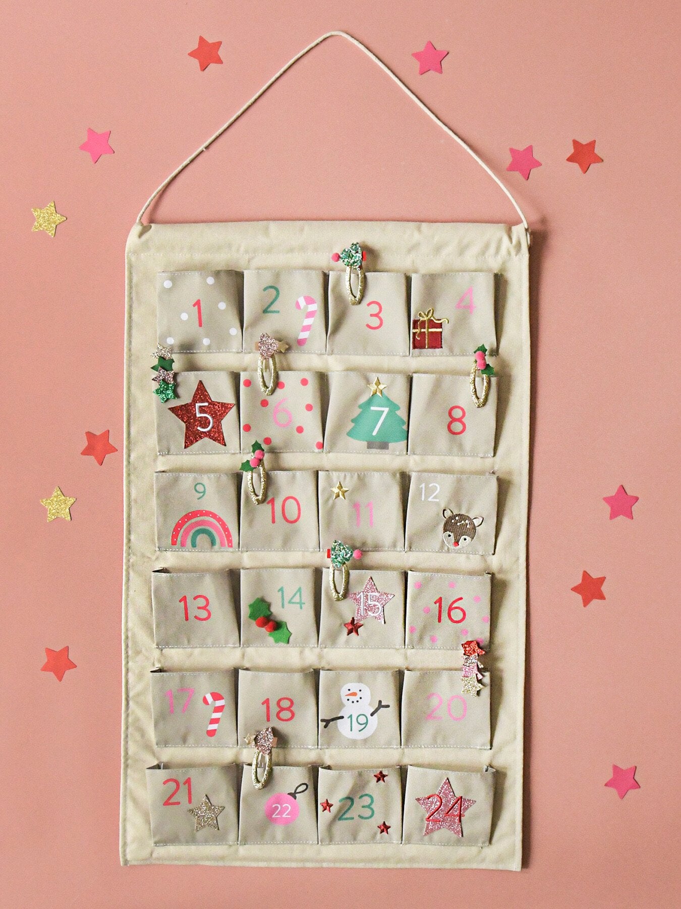 Jolly Xmas Reusable Advent Calendar