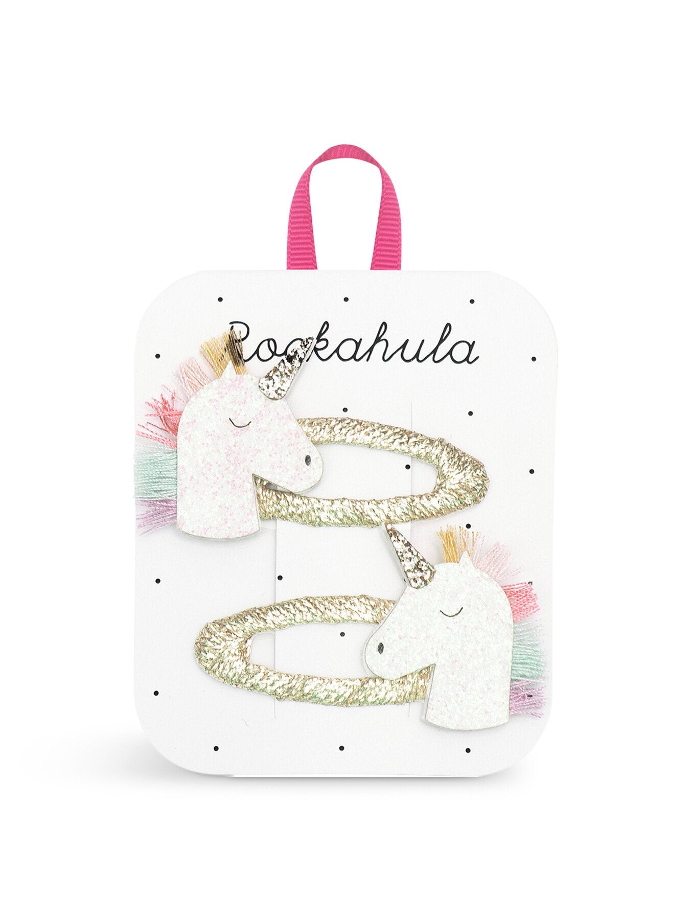 Rainbow Unicorn Hair Clips