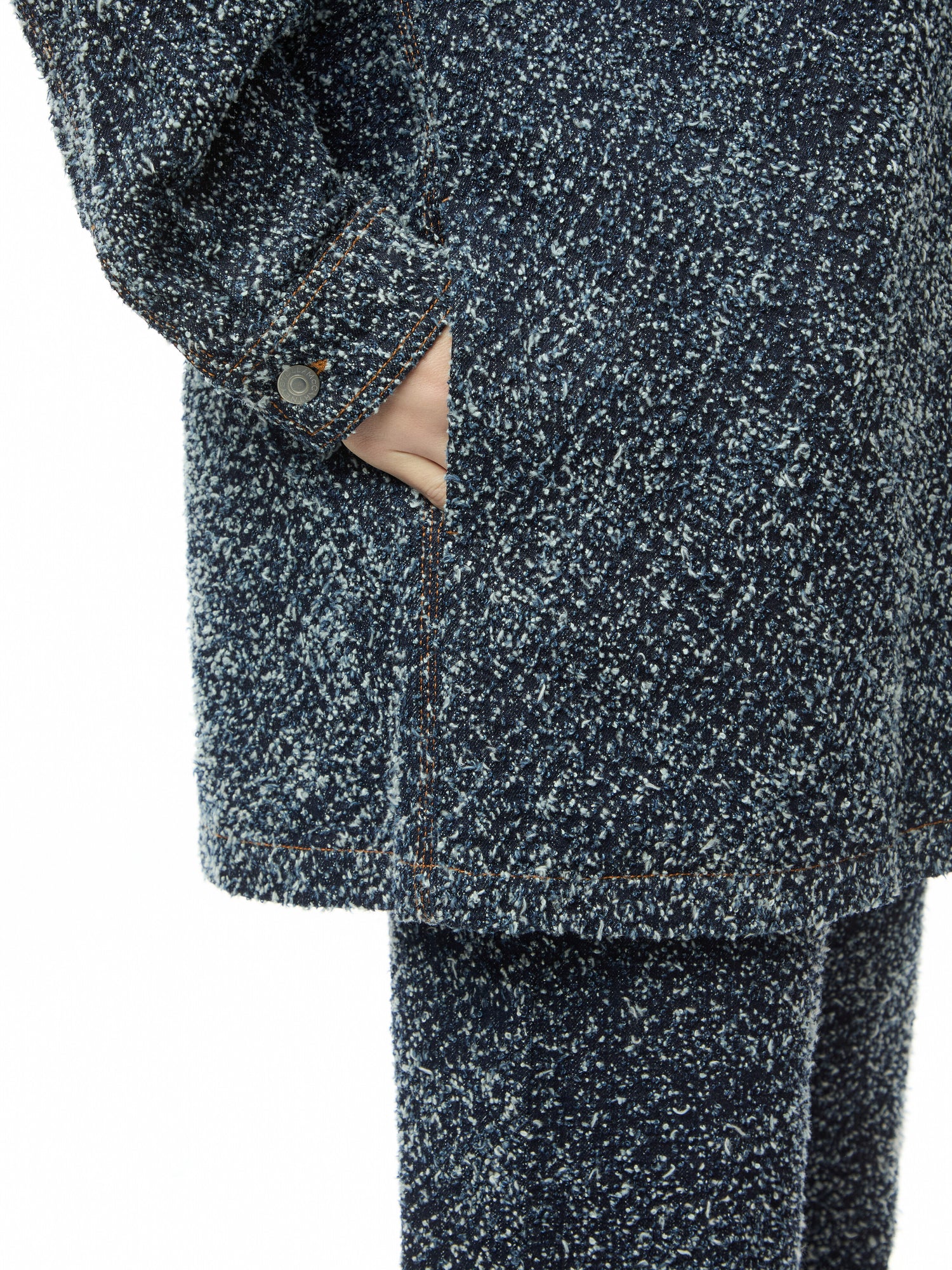 Boucle Denim Overshirt
