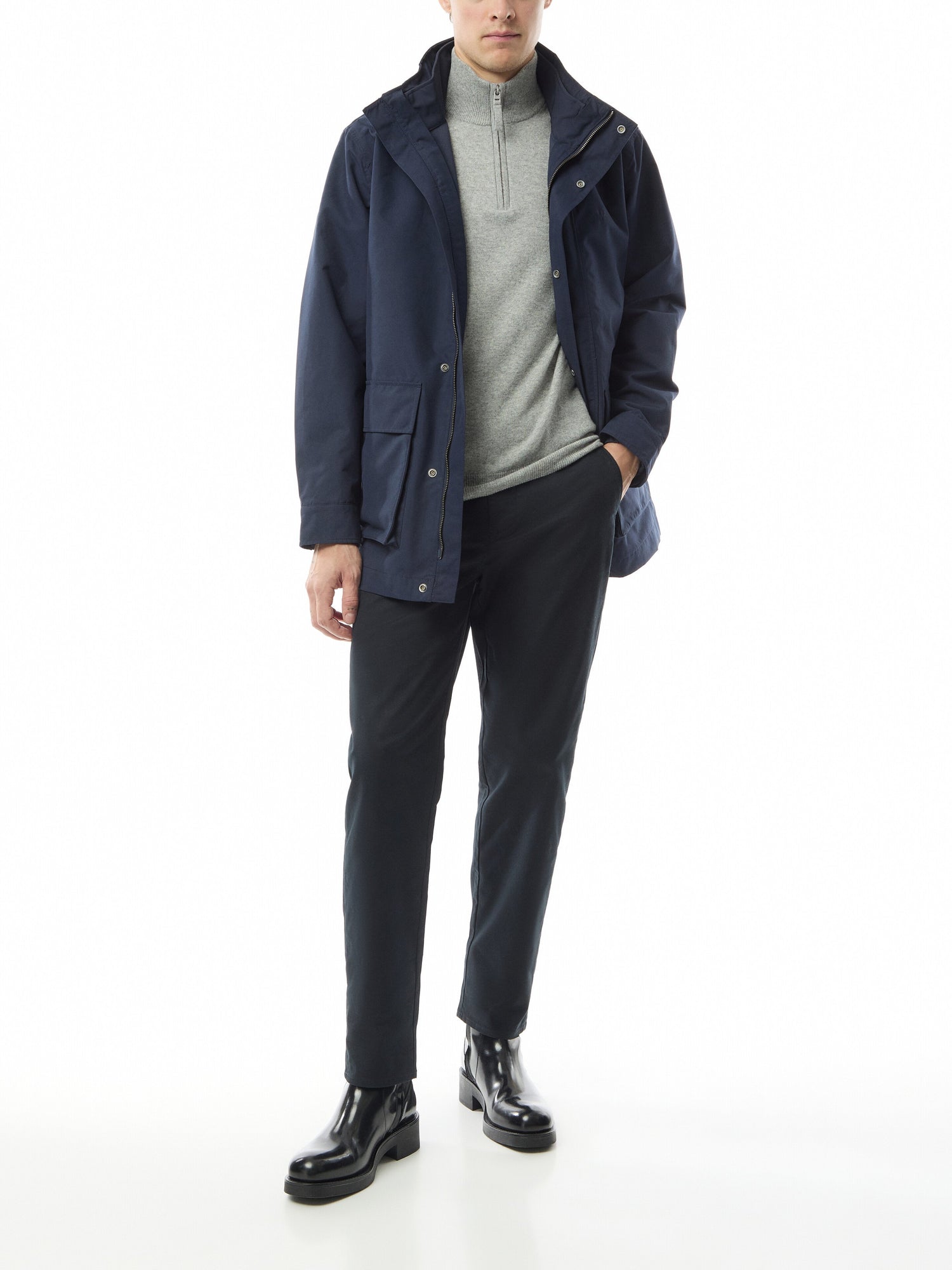 Superfine Lambswool Half Zip