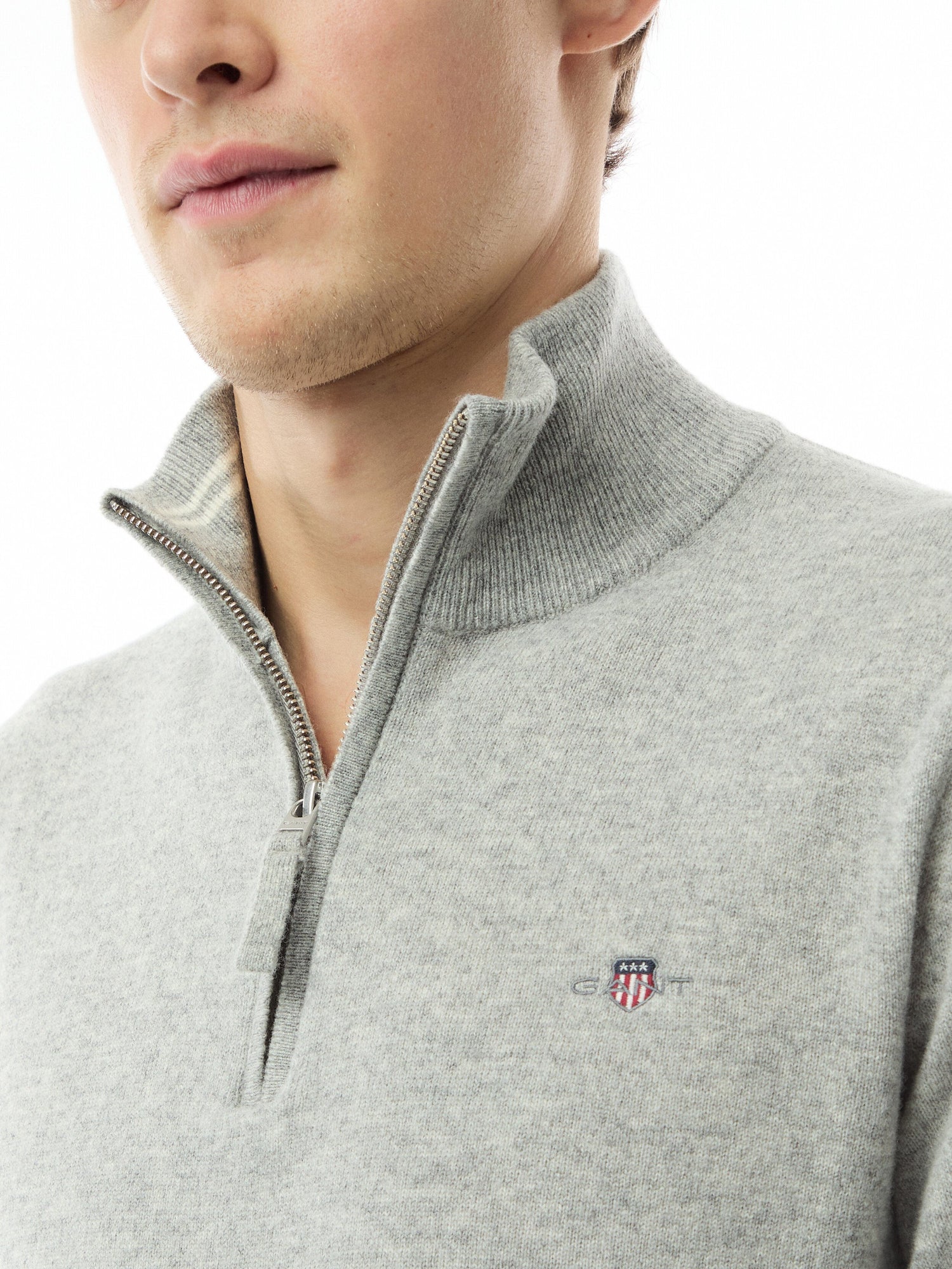 Superfine Lambswool Half Zip
